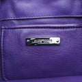 Grommet Mini Jewel Embellished Drawstring Bucket Purple lambskin 197/Bグロメットミニ ジュエルエンベリッシュド ドローストリング バケット パープル ラムスキン 197/B