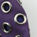 Grommet Mini Jewel Embellished Drawstring Bucket Purple lambskin 197/Bグロメットミニ ジュエルエンベリッシュド ドローストリング バケット パープル ラムスキン 197/B