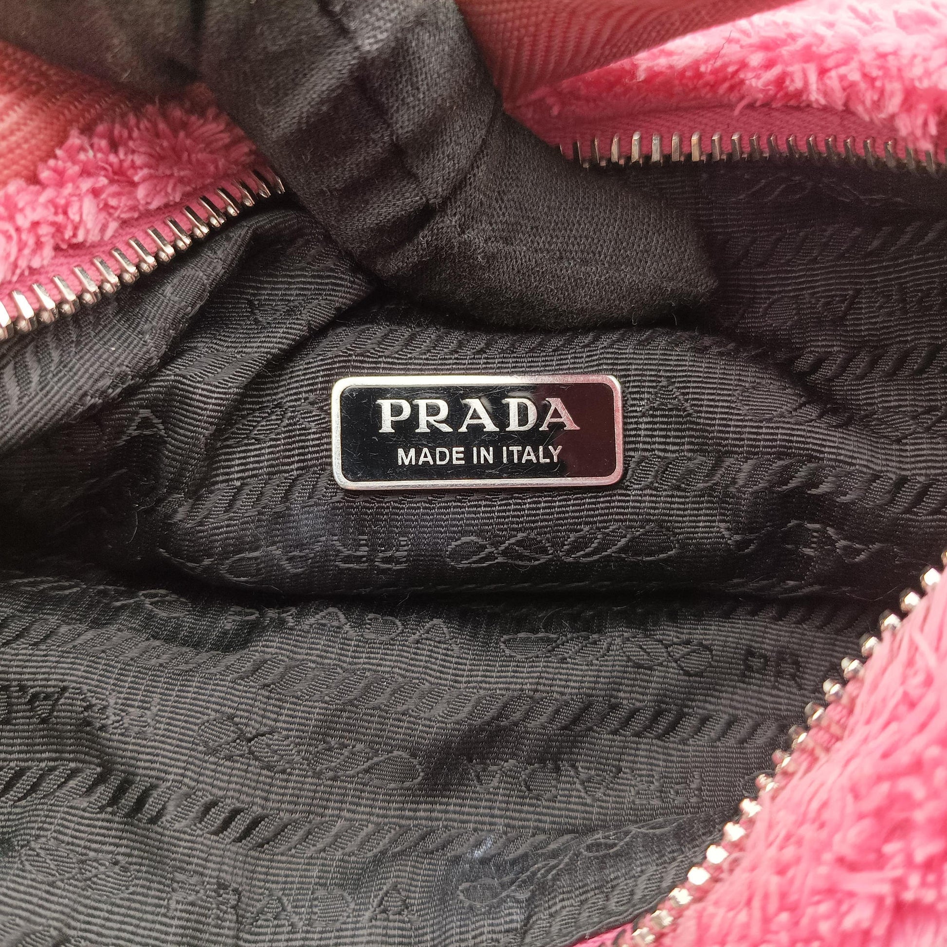 Re-Edition2000 Pink Terry cloth 1NE515 31/A3リ エディション2000トート ピンク タオル地 1NE515 31/A3