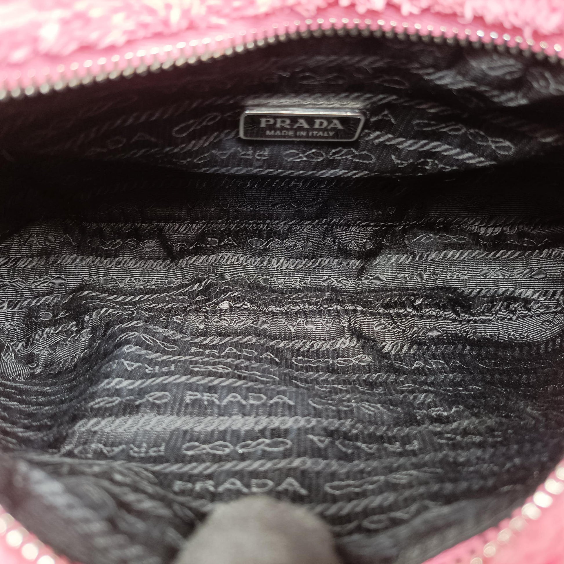 Re-Edition2000 Pink Terry cloth 1NE515 31/A3リ エディション2000トート ピンク タオル地 1NE515 31/A3