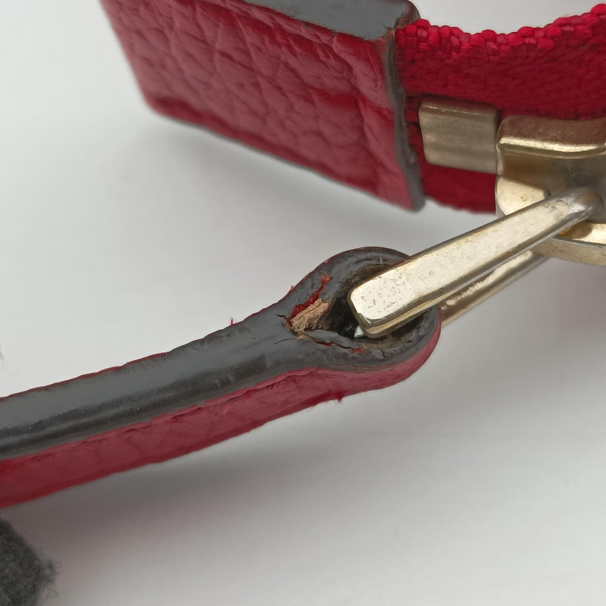 interlocking G Charmy Red Leather 449659 C021408488インターロッキングG チャーム アウトレット レッド レザー 449659 C021408488
