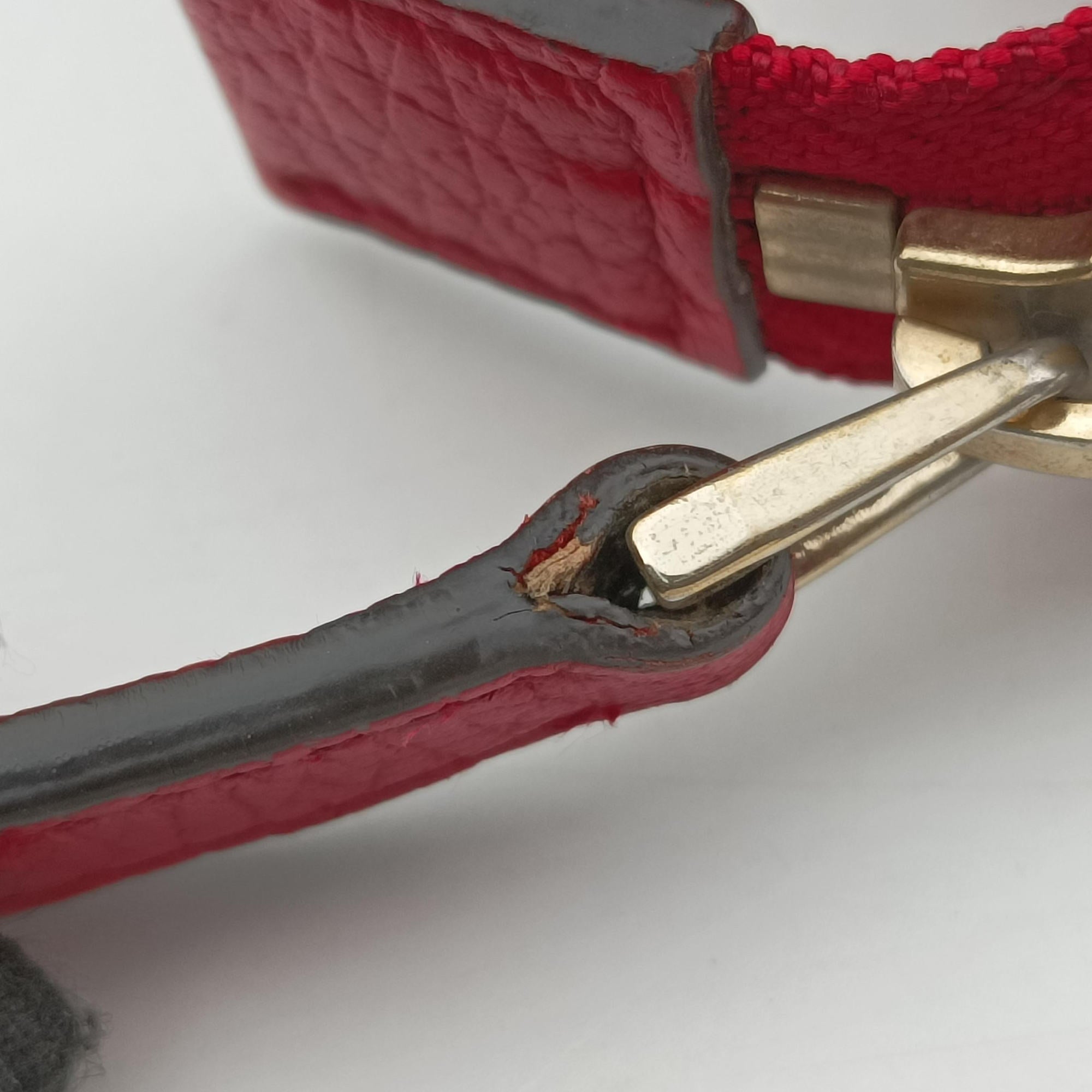 interlocking G Charmy Red Leather 449659 C021408488インターロッキングG チャーム アウトレット レッド レザー 449659 C021408488