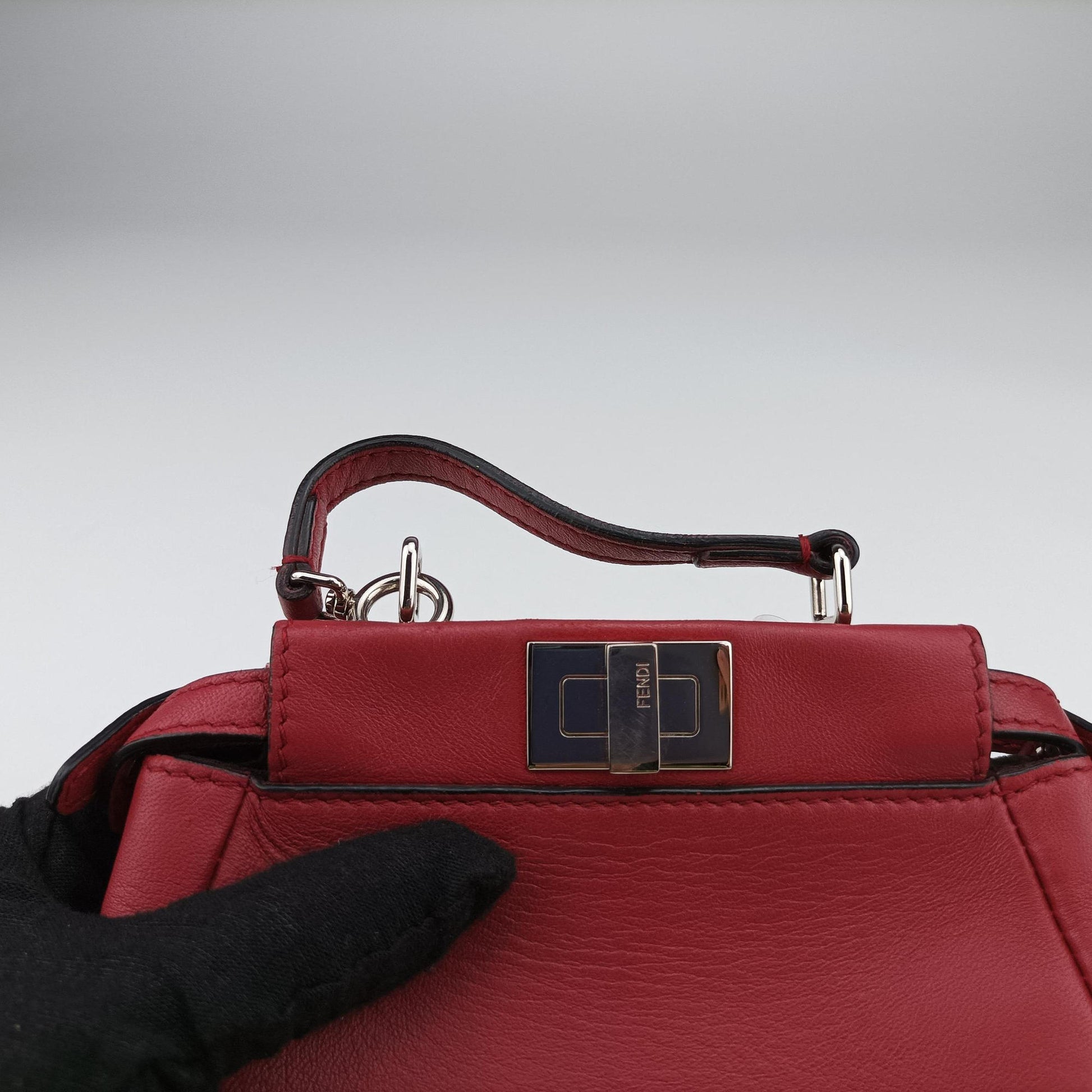 Micro Peekaboo Red×multi lambskin 8M0355 8M0355-87M-169-3355マイクロピーカブー レッド×マルチ ラムスキン 8M0355 8M0355-87M-169-3355