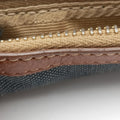 Logo Jacquard Blue × Brown Canvas × Leather BR4253 14ロゴジャガード ブルー × ブラウン キャンバス × レザー BR4253 14