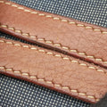 Logo Jacquard Blue × Brown Canvas × Leather BR4253 14ロゴジャガード ブルー × ブラウン キャンバス × レザー BR4253 14