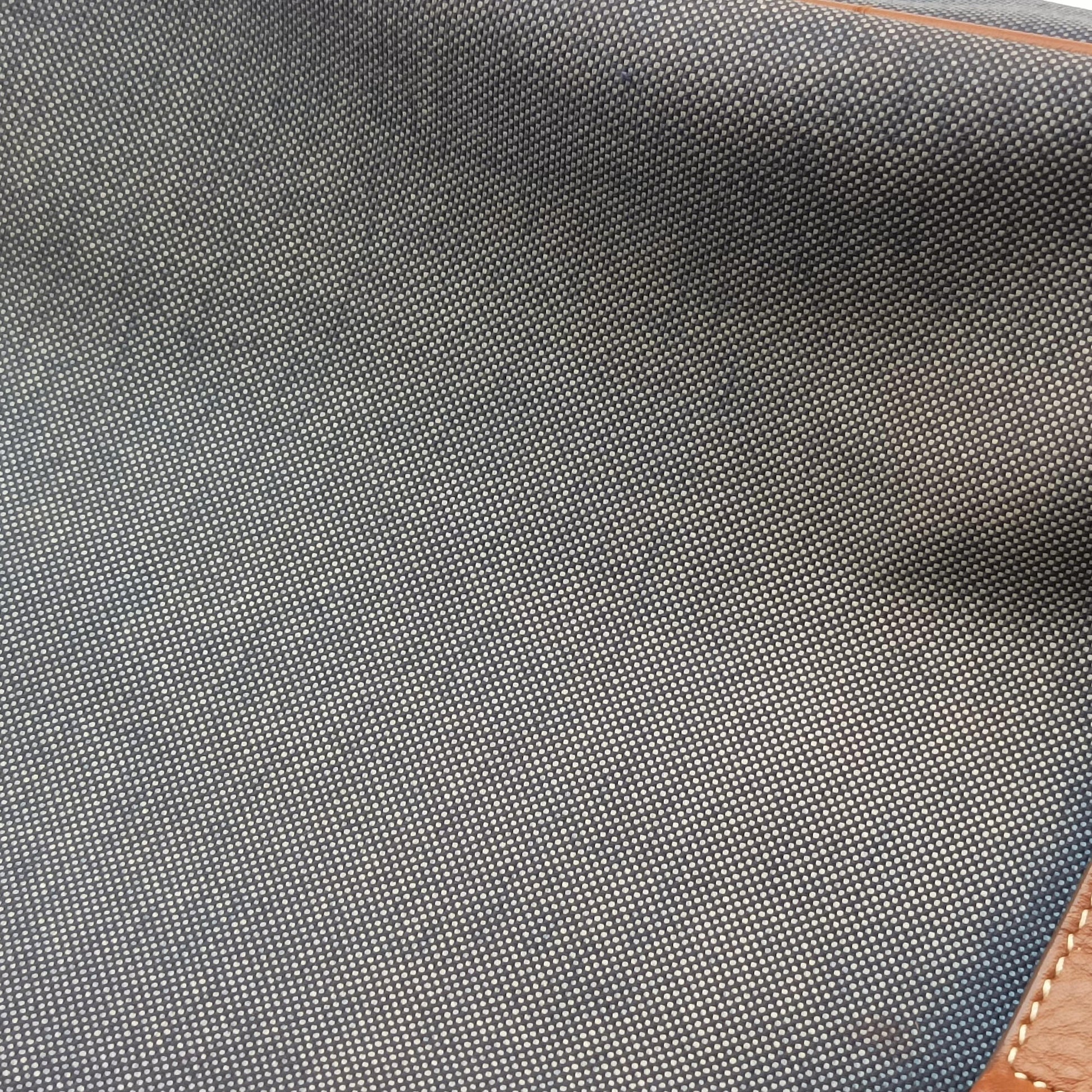 Logo Jacquard Blue × Brown Canvas × Leather BR4253 14ロゴジャガード ブルー × ブラウン キャンバス × レザー BR4253 14