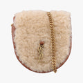 Le K Baby Satchel Brown Shearling x Leather 657818 GLB657818.0621ル K ベビーサッチェル ブラウン シアリング×レザー 657818 GLB657818.0621