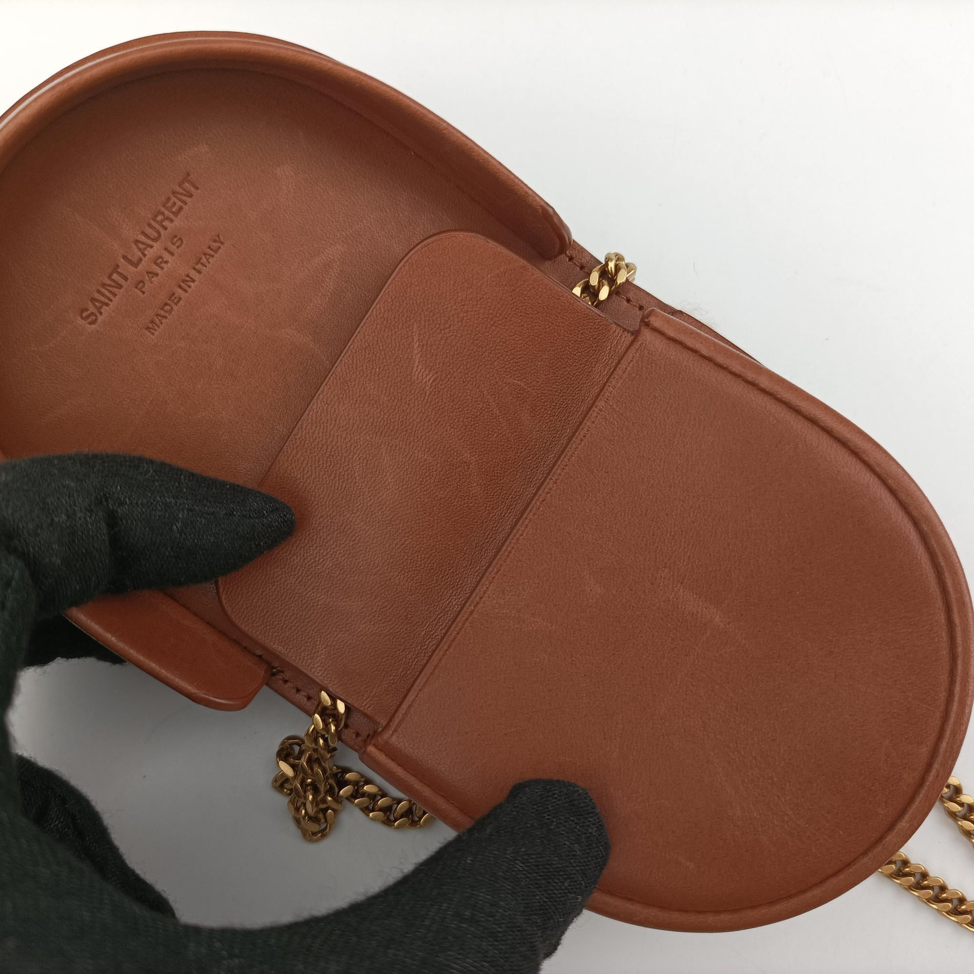Le K Baby Satchel Brown Shearling x Leather 657818 GLB657818.0621ル K ベビーサッチェル ブラウン シアリング×レザー 657818 GLB657818.0621