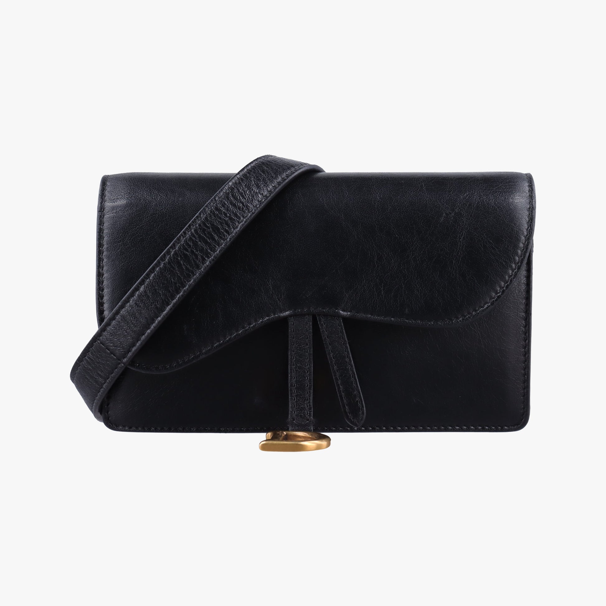 Saddle Black Leather 08-BO-1109サドルバッグ ブラック レザー 08-BO-1109