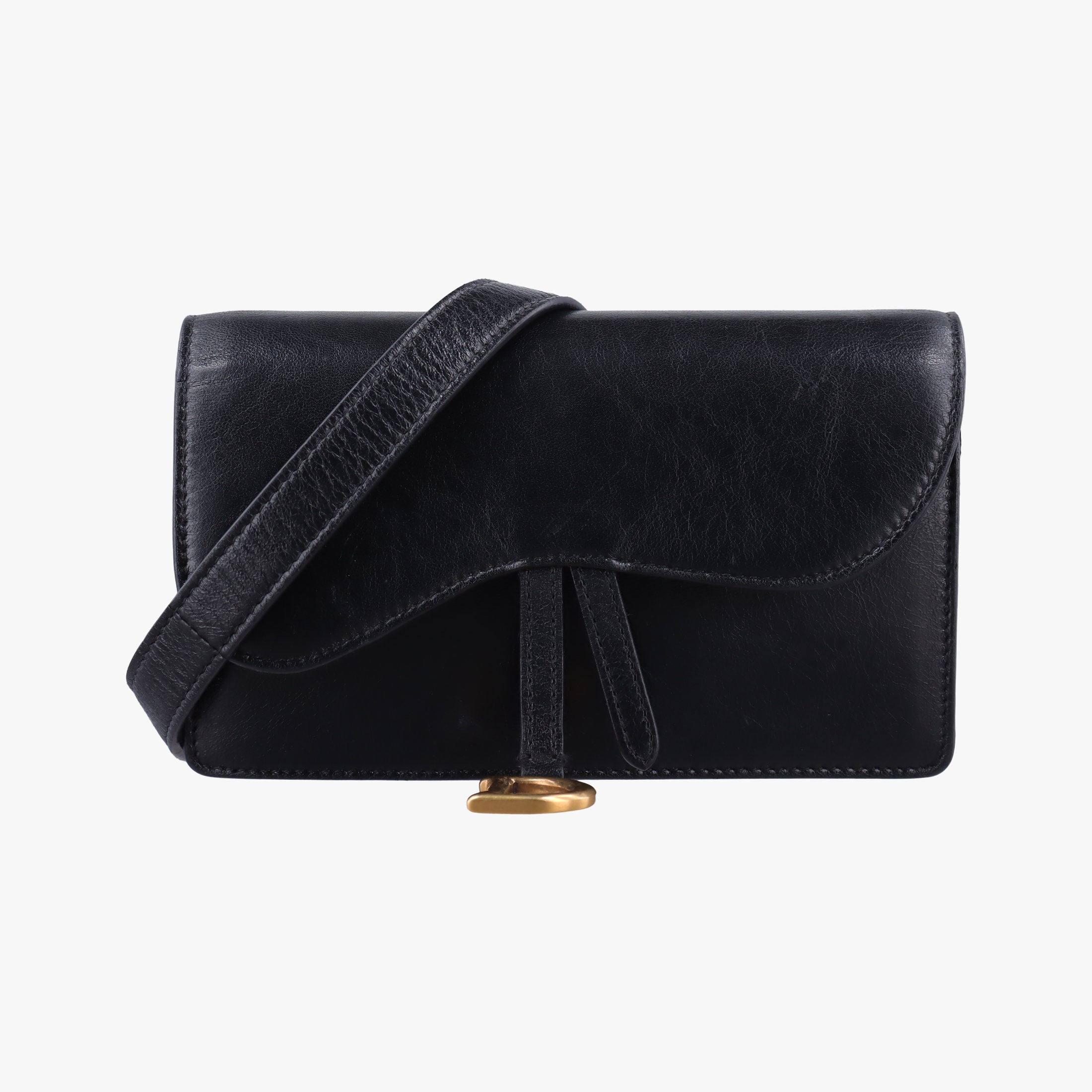 Saddle Black Leather 08-BO-1109サドルバッグ ブラック レザー 08-BO-1109