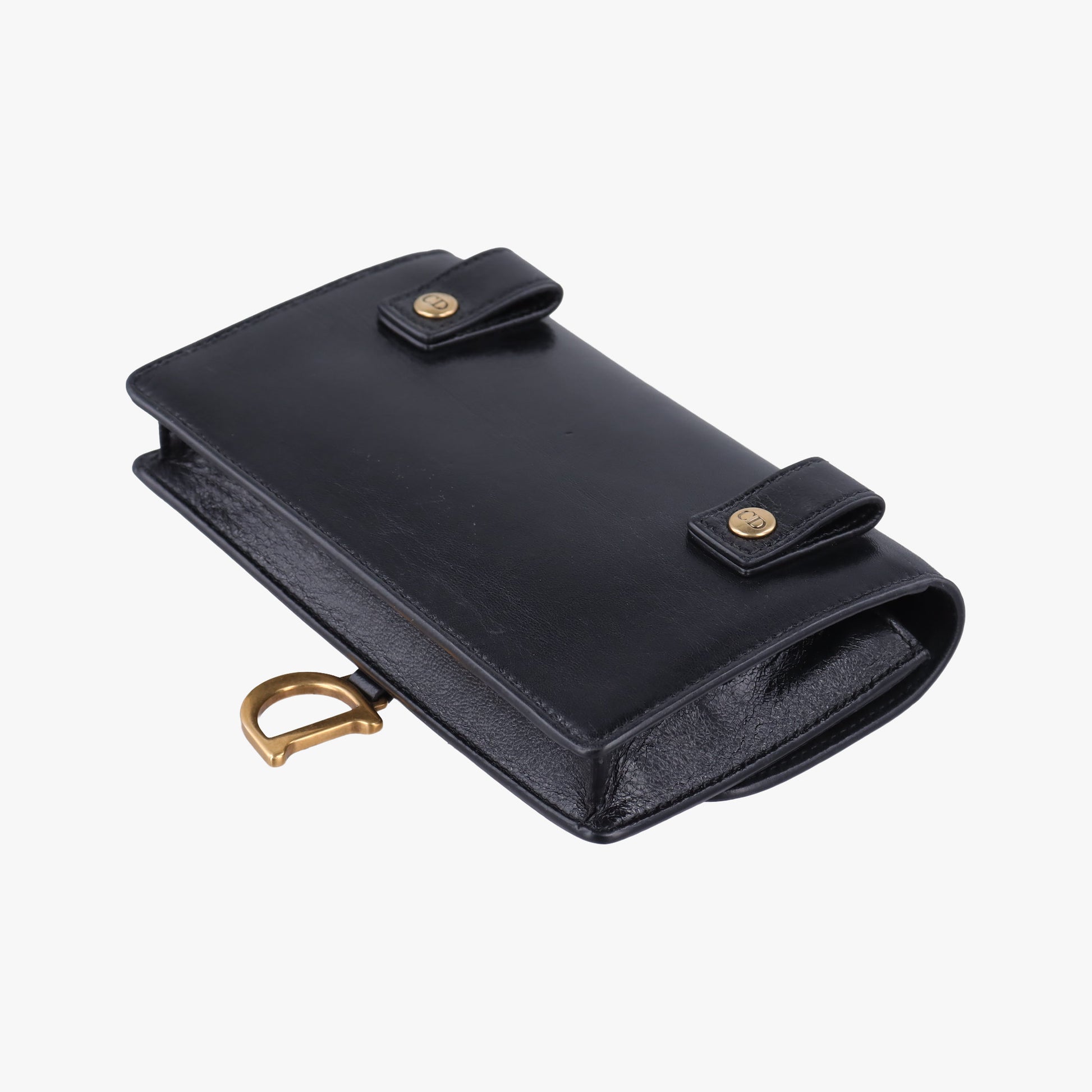 Saddle Black Leather 08-BO-1109サドルバッグ ブラック レザー 08-BO-1109