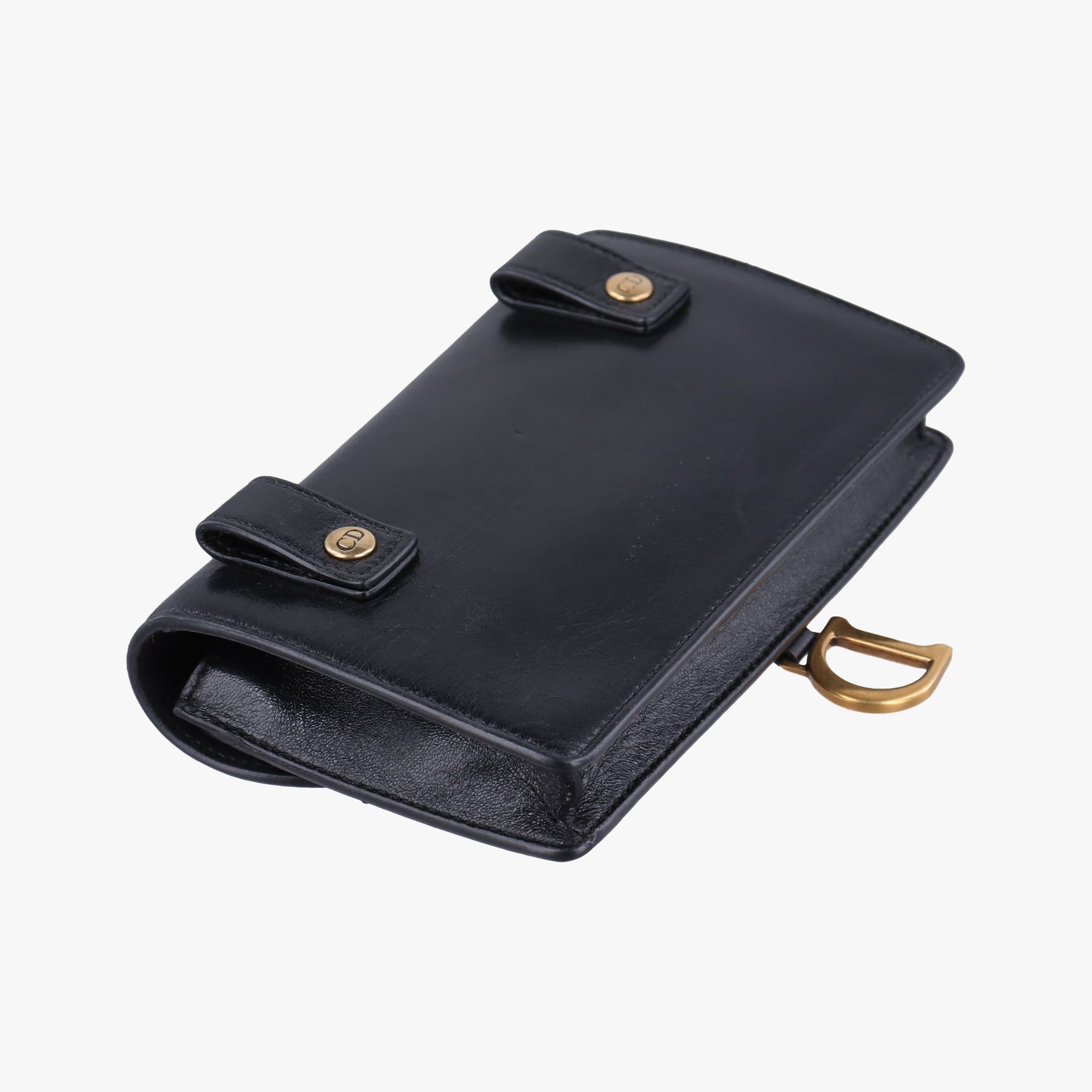 Saddle Black Leather 08-BO-1109サドルバッグ ブラック レザー 08-BO-1109
