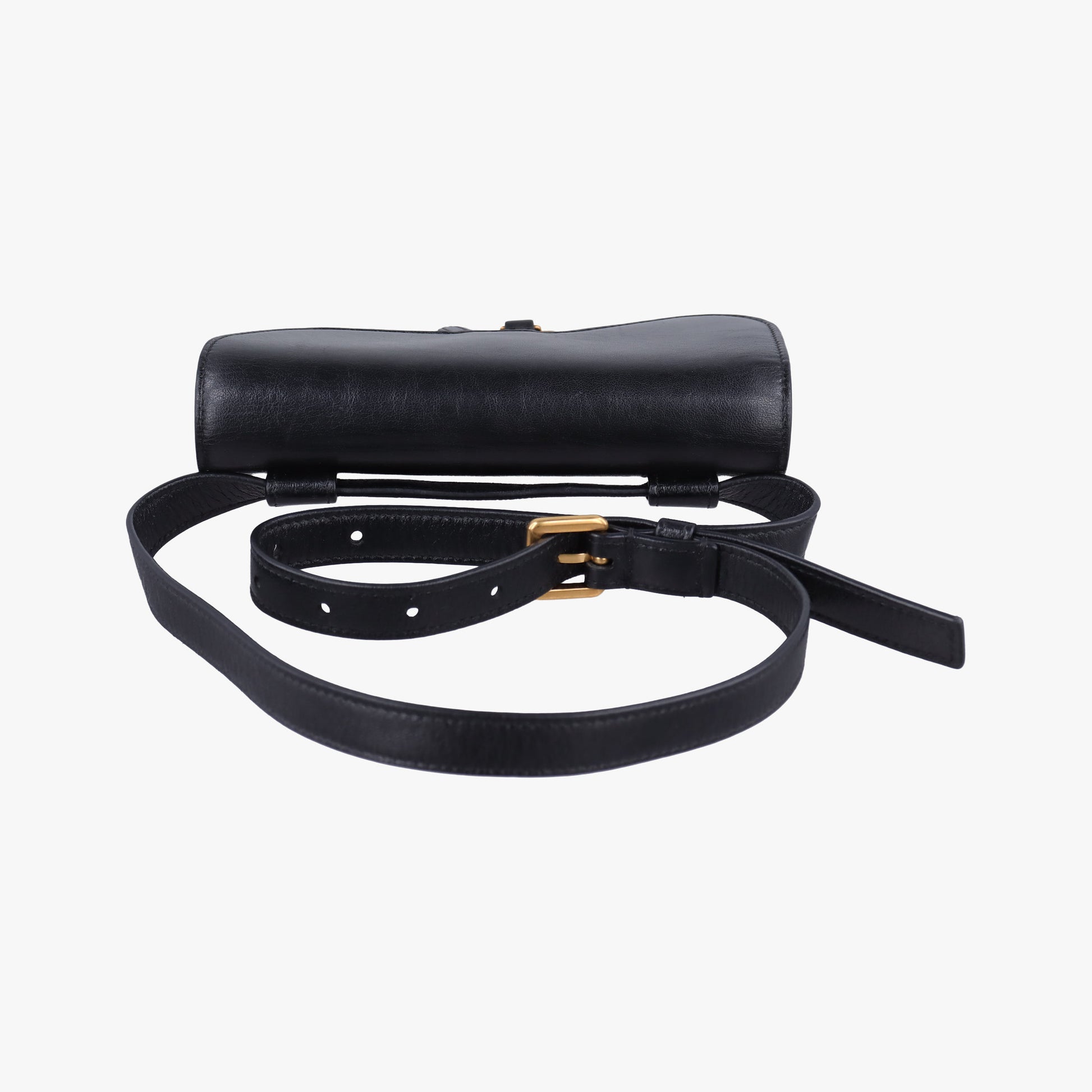 Saddle Black Leather 08-BO-1109サドルバッグ ブラック レザー 08-BO-1109