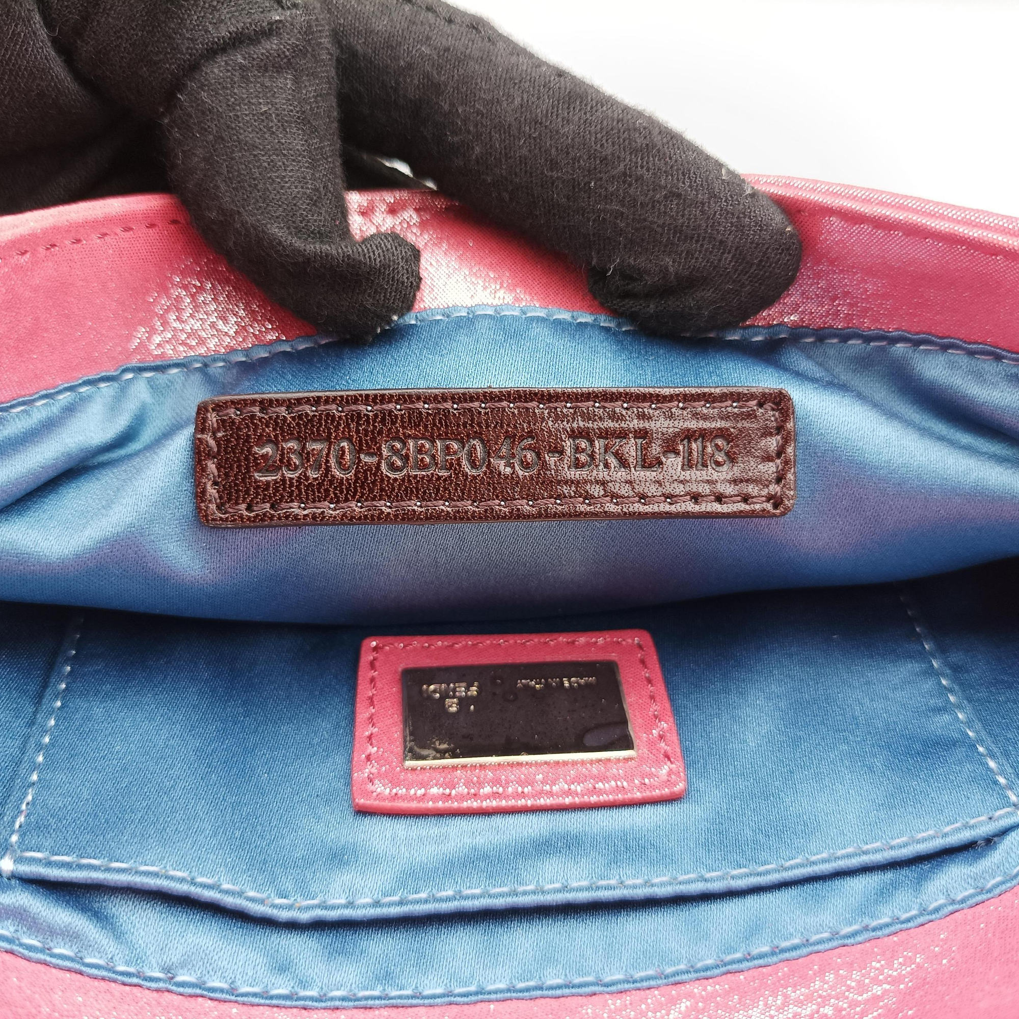 Mia Pochette Pink Leather 8BP046 2370-8BP046-BKL-118ミア ポシェット ピンク レザー 8BP046 2370-8BP046-BKL-118