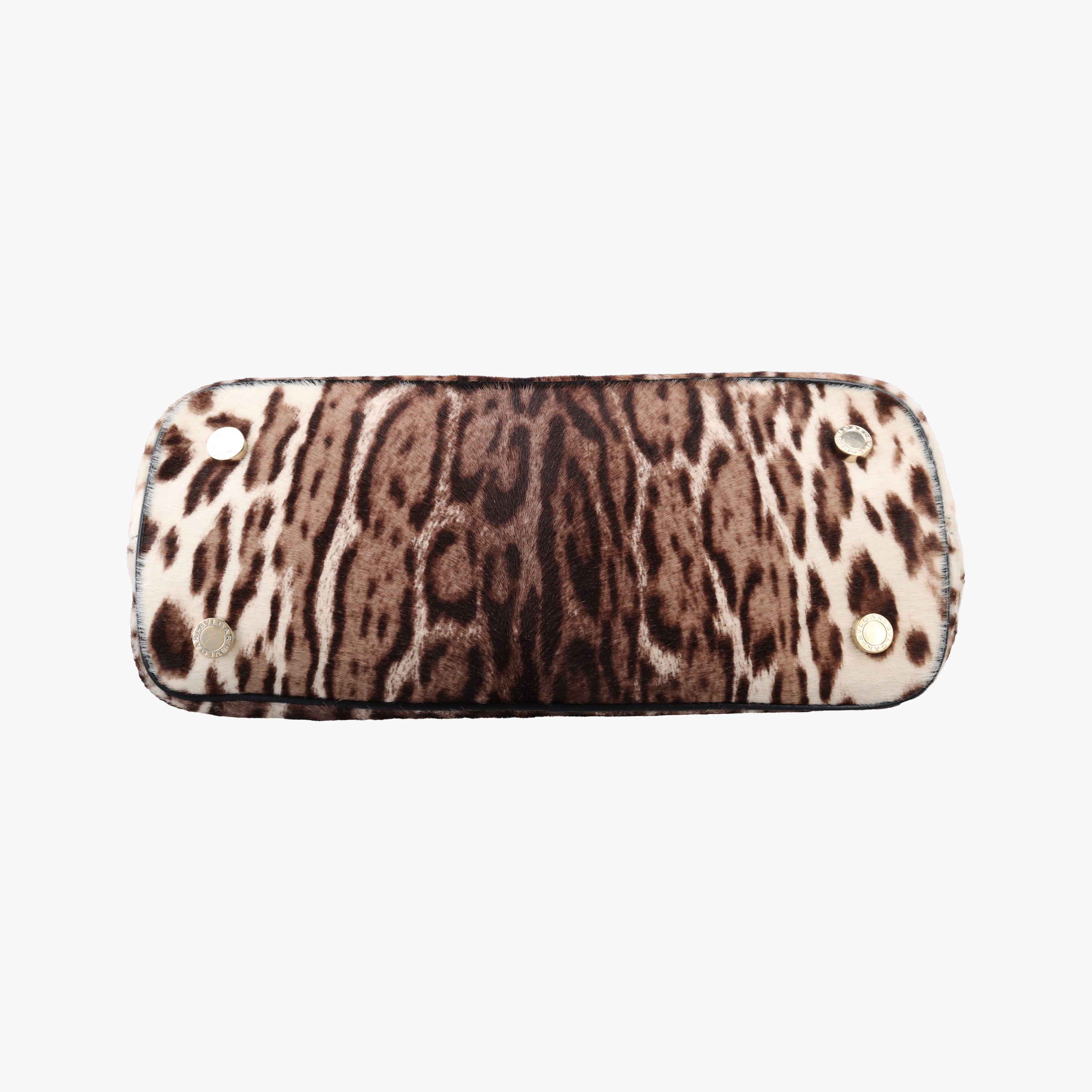 Leopard Print Black Leather× Fur 17763570レオパード 豹柄 ブラック レザー ×ファー 17763570