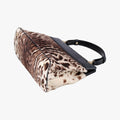 Leopard Print Black Leather× Fur 17763570レオパード 豹柄 ブラック レザー ×ファー 17763570