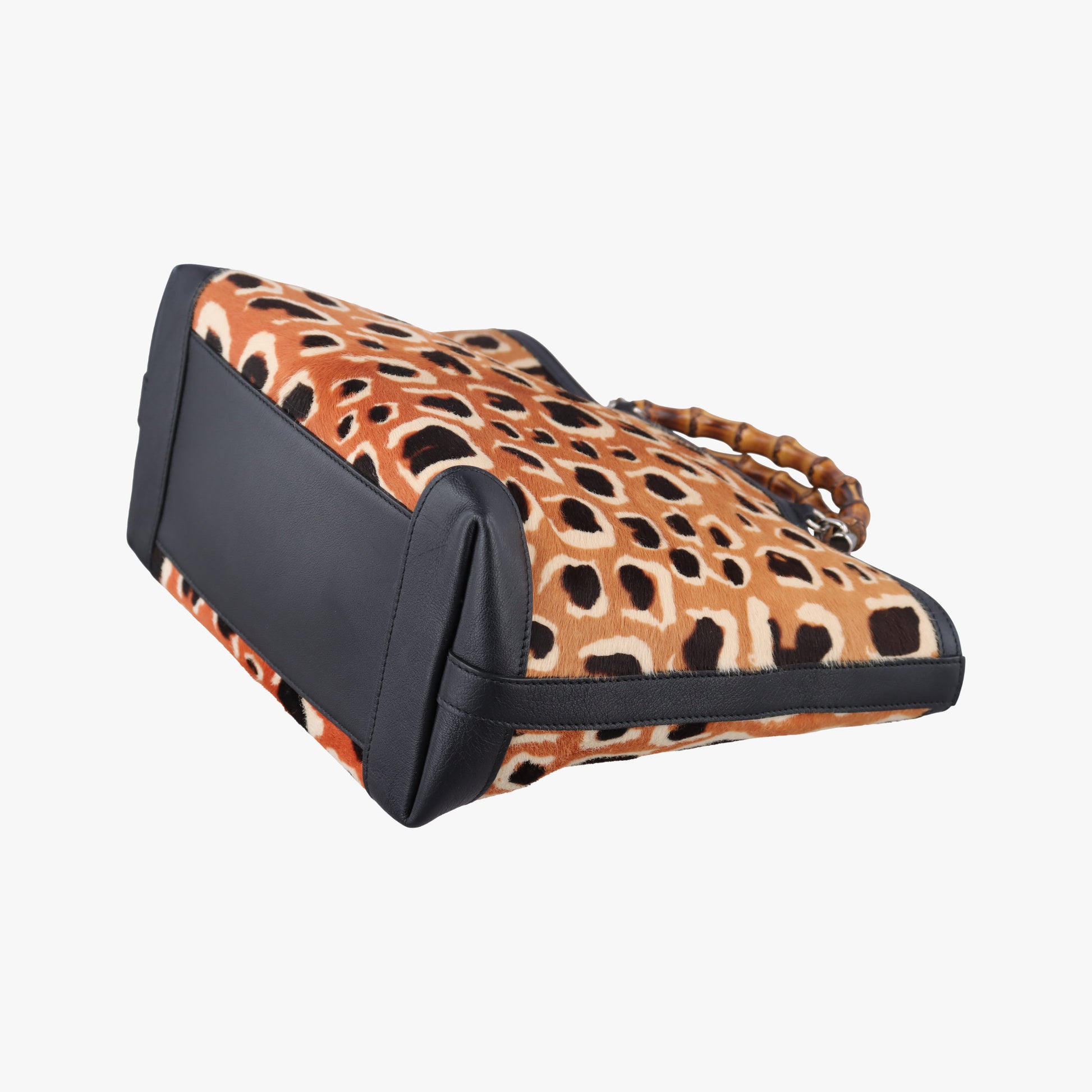 Bamboo Shopper Tote Leopard Leather 311175 I017361012バンブー ショッパー トート レオパード レザー 311175 I017361012
