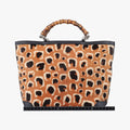 Bamboo Shopper Tote Leopard Leather 311175 I017361012バンブー ショッパー トート レオパード レザー 311175 I017361012