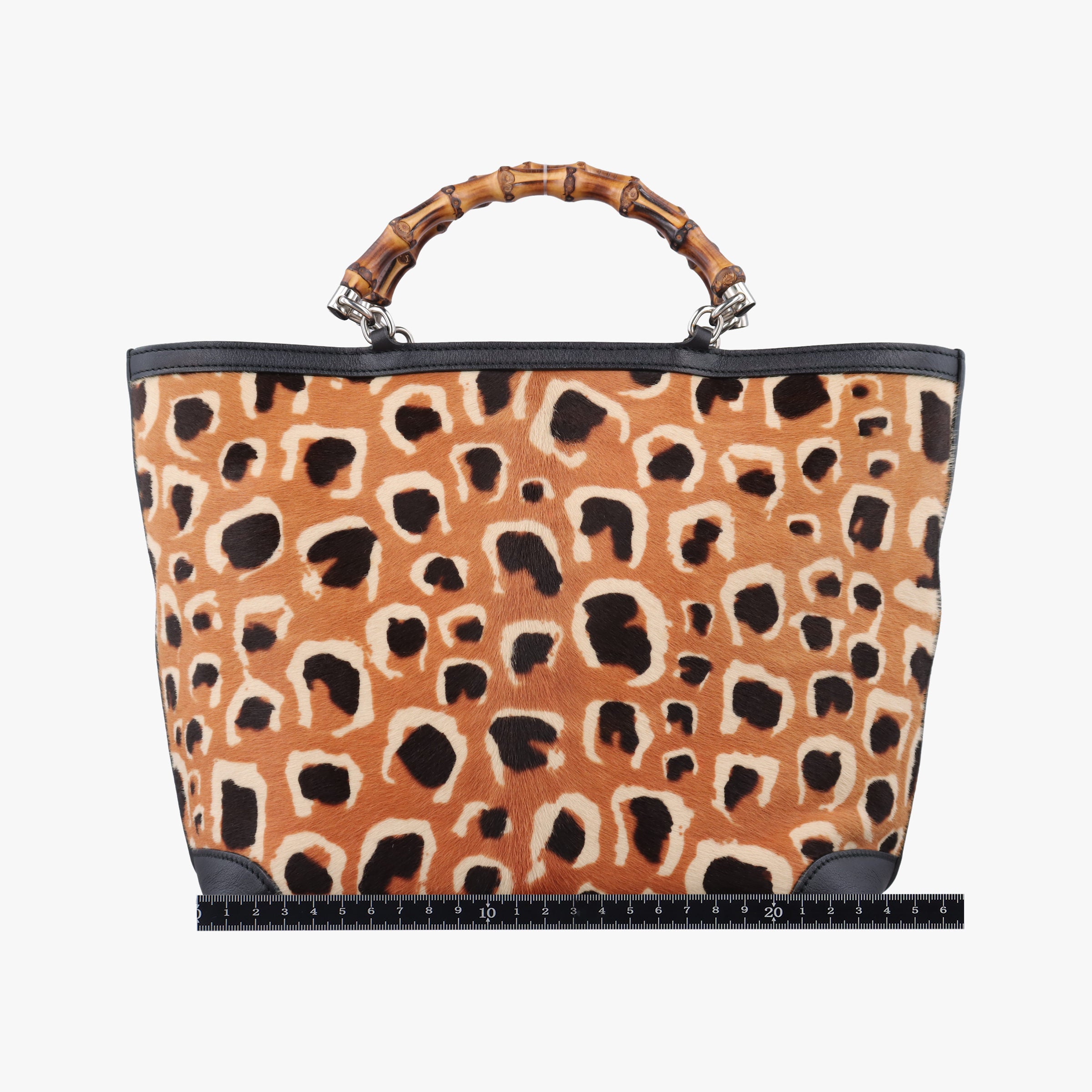 Bamboo Shopper Tote Leopard Leather 311175 I017361012バンブー ショッパー トート レオパード レザー 311175 I017361012