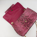 Exotic Leather Sicily Red×Black snakeskin エキゾチックレザー シシリー レッド×ブラック ヘビ革 