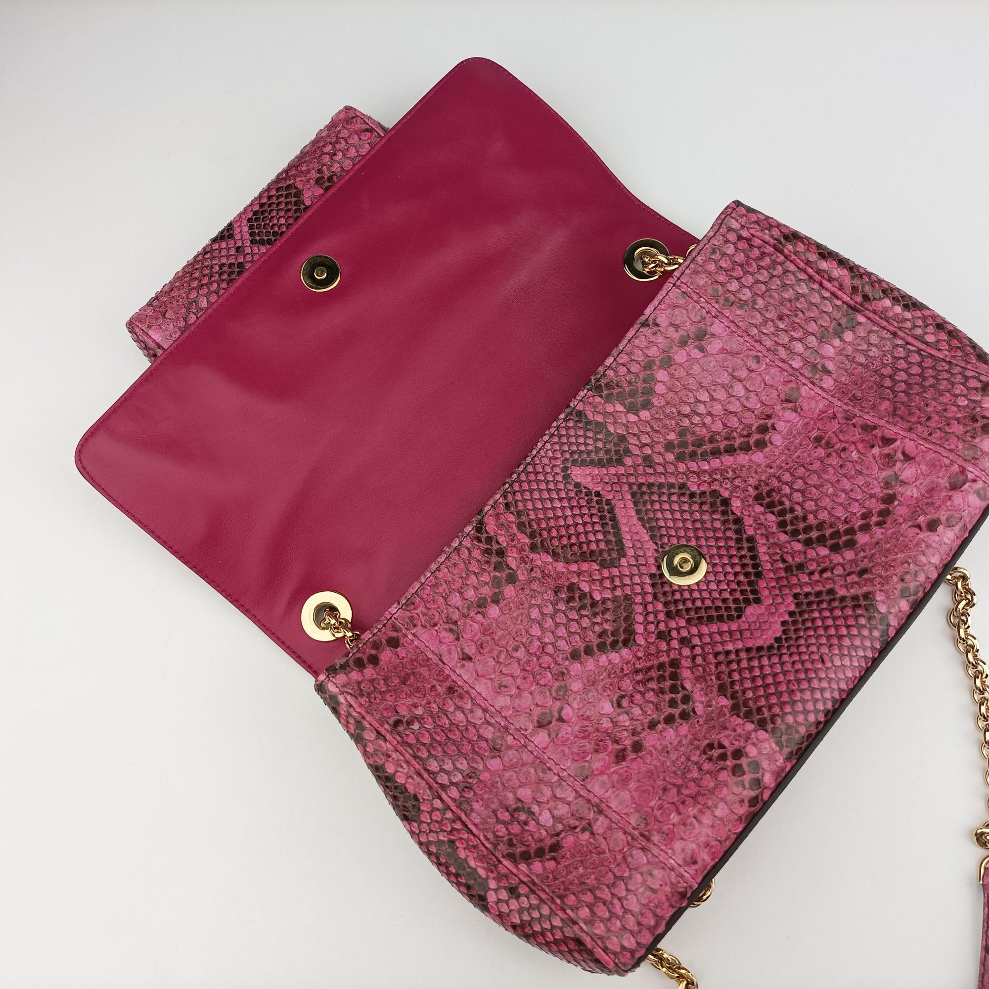 Exotic Leather Sicily Red×Black snakeskin エキゾチックレザー シシリー レッド×ブラック ヘビ革 