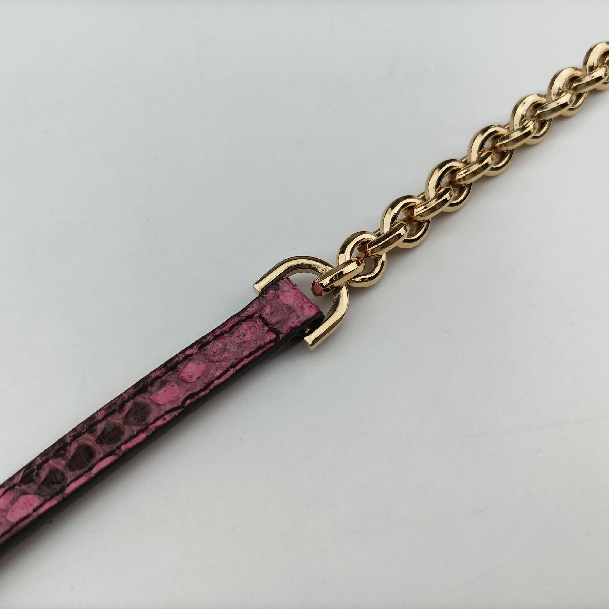 Exotic Leather Sicily Red×Black snakeskin エキゾチックレザー シシリー レッド×ブラック ヘビ革 