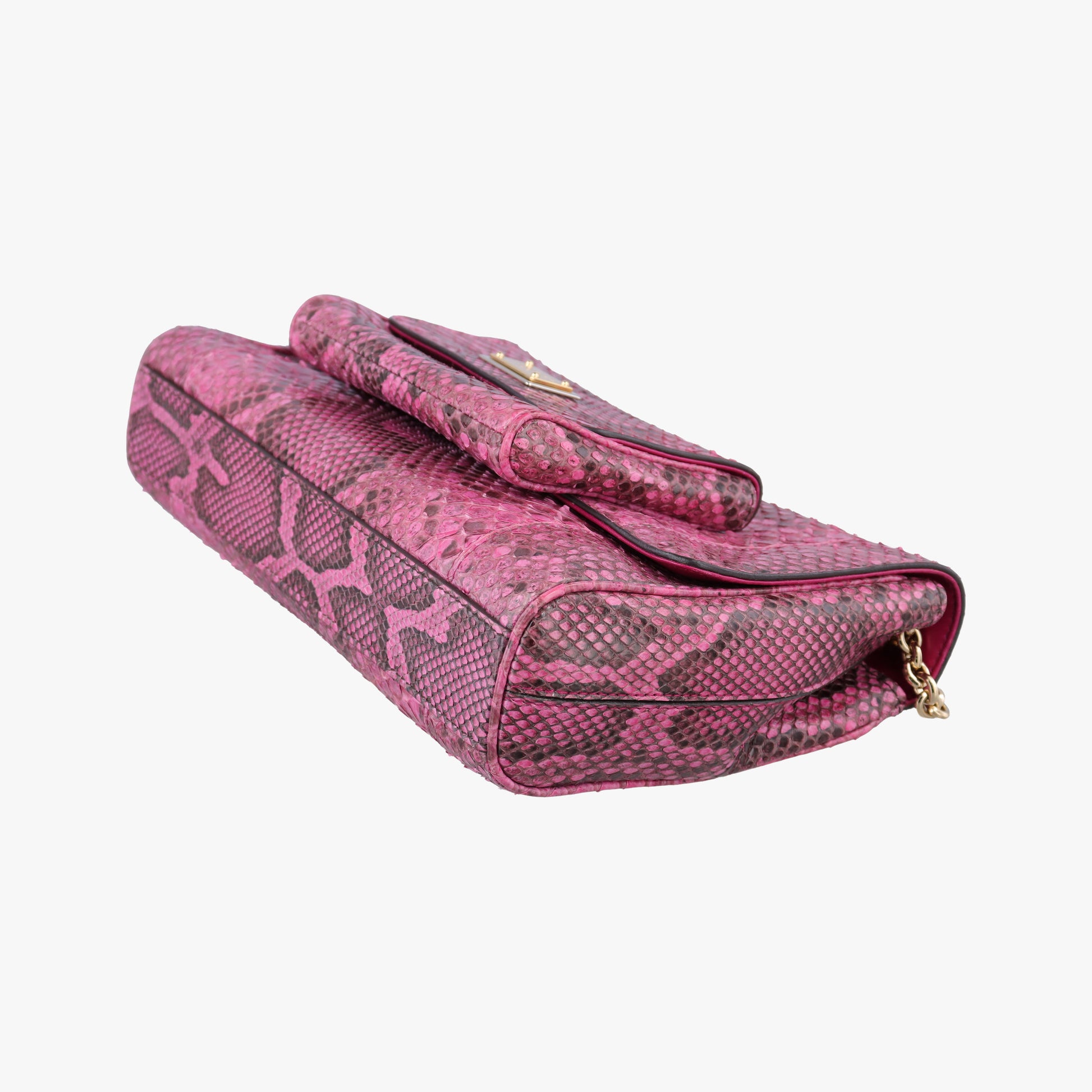 Exotic Leather Sicily Red×Black snakeskin エキゾチックレザー シシリー レッド×ブラック ヘビ革 