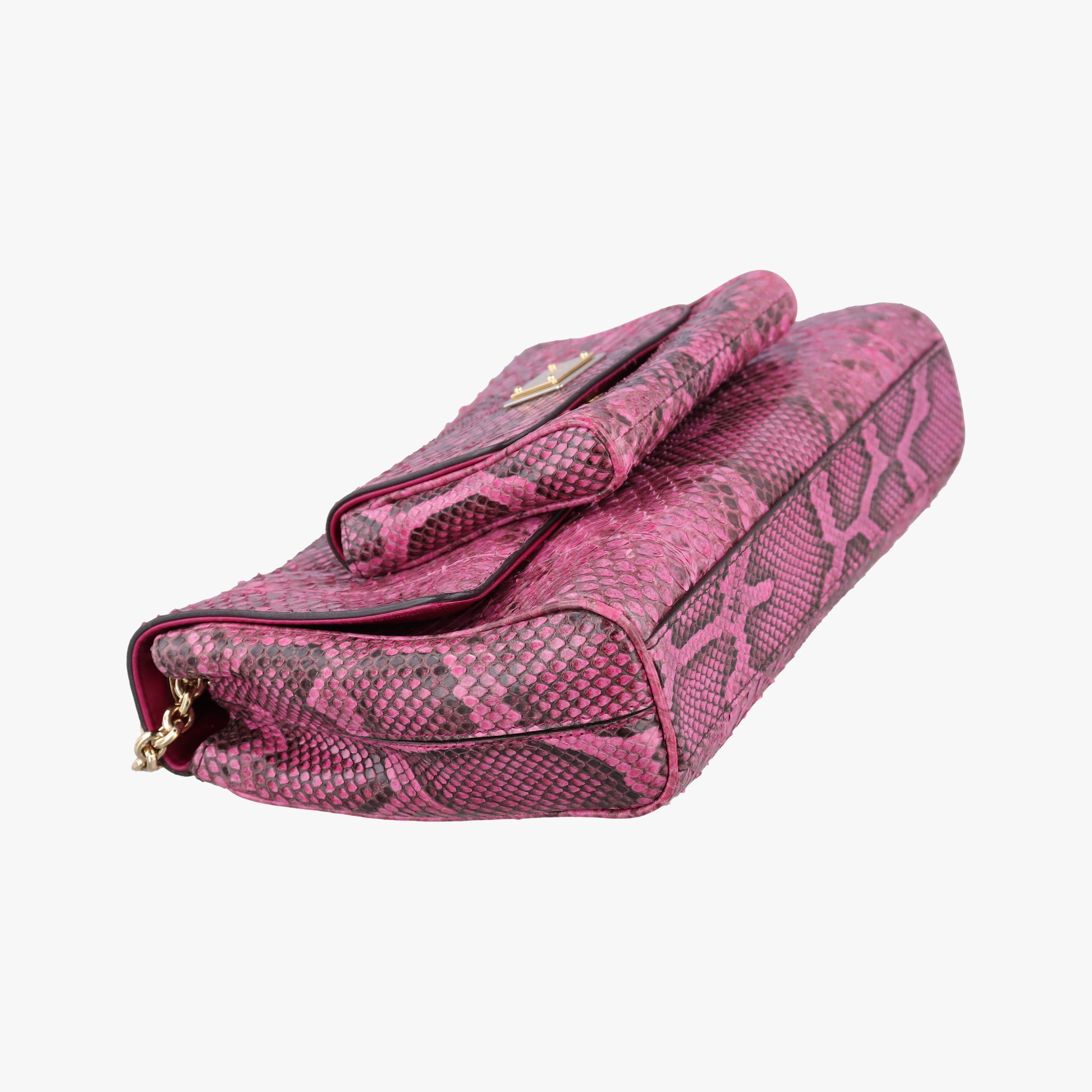 Exotic Leather Sicily Red×Black snakeskin エキゾチックレザー シシリー レッド×ブラック ヘビ革 