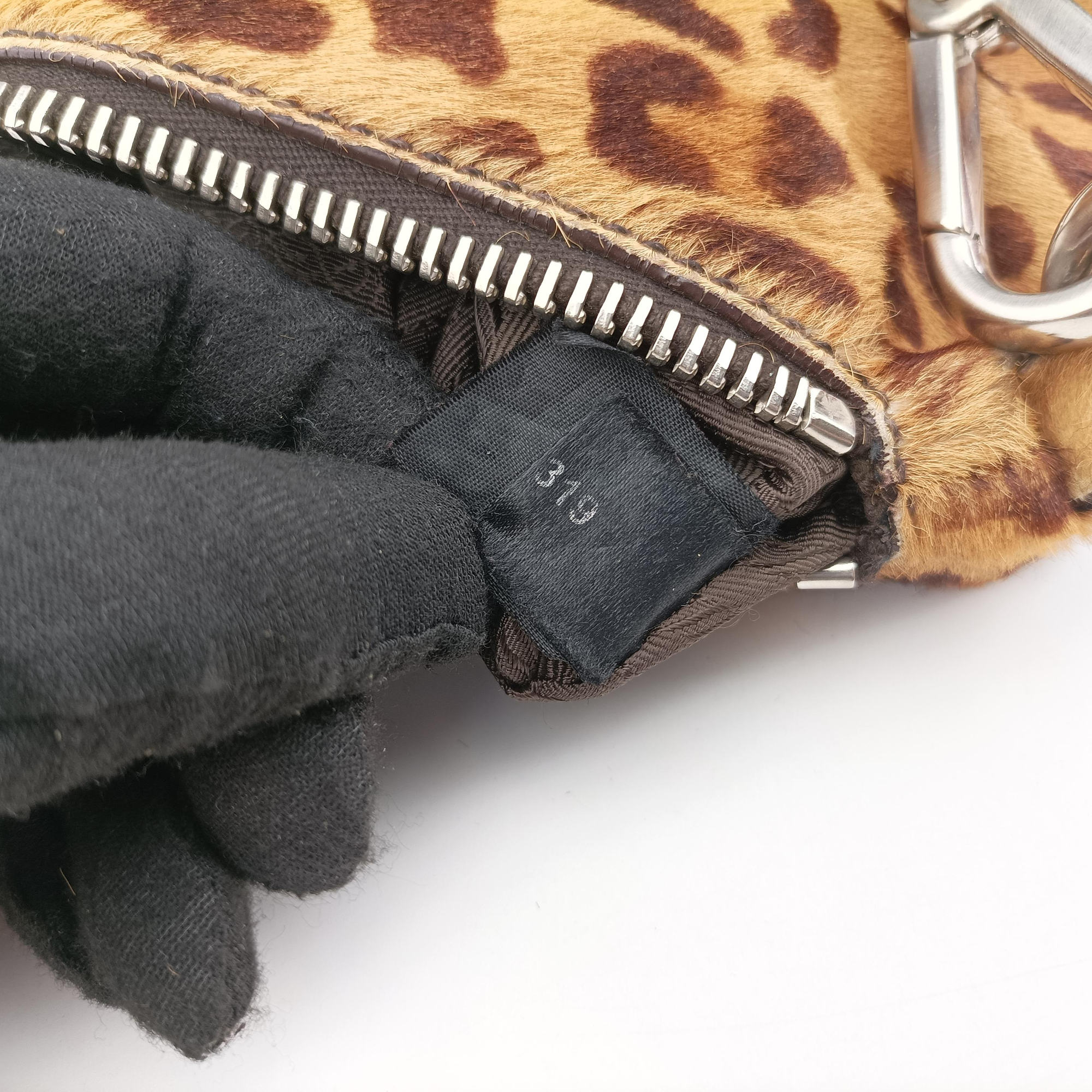 Leopard Print Brown×Multicolour ponyhair 31 24レオパード柄 ブラウン×マルチカラー ハラコ 31 24