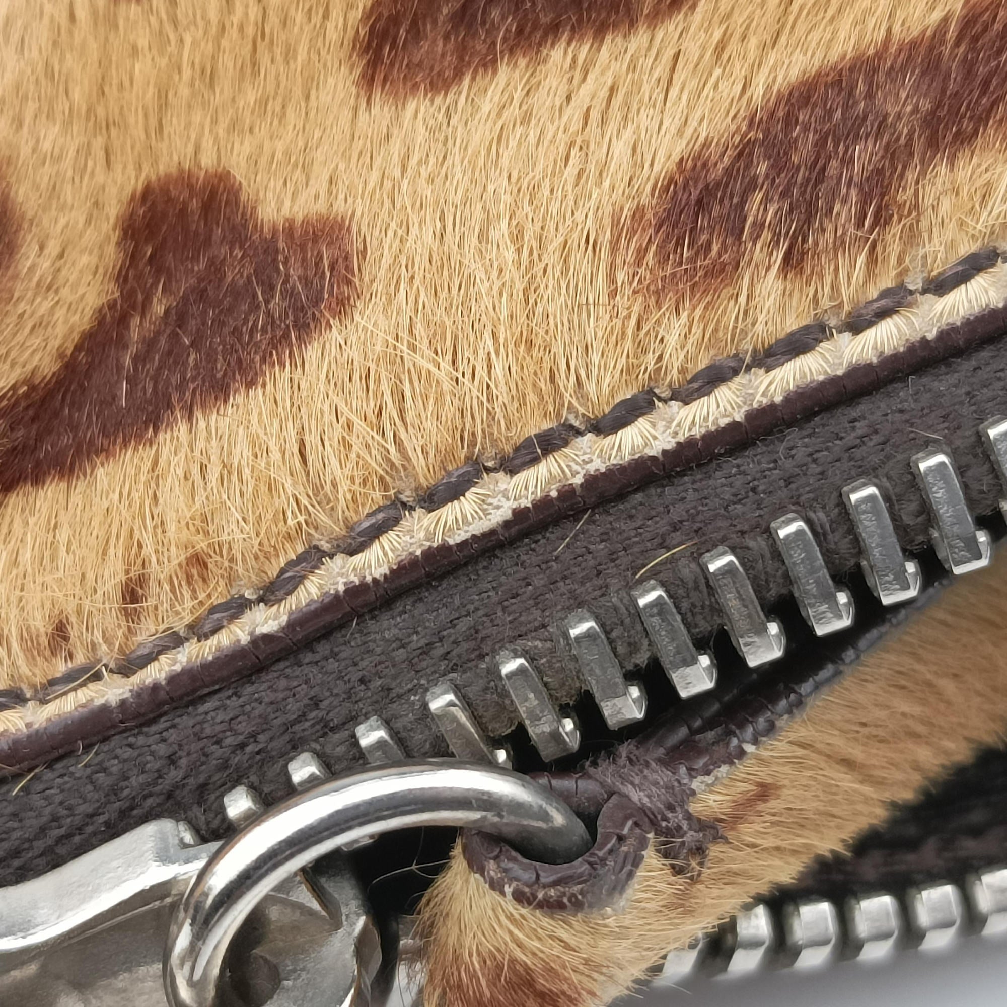 Leopard Print Brown×Multicolour ponyhair 31 24レオパード柄 ブラウン×マルチカラー ハラコ 31 24