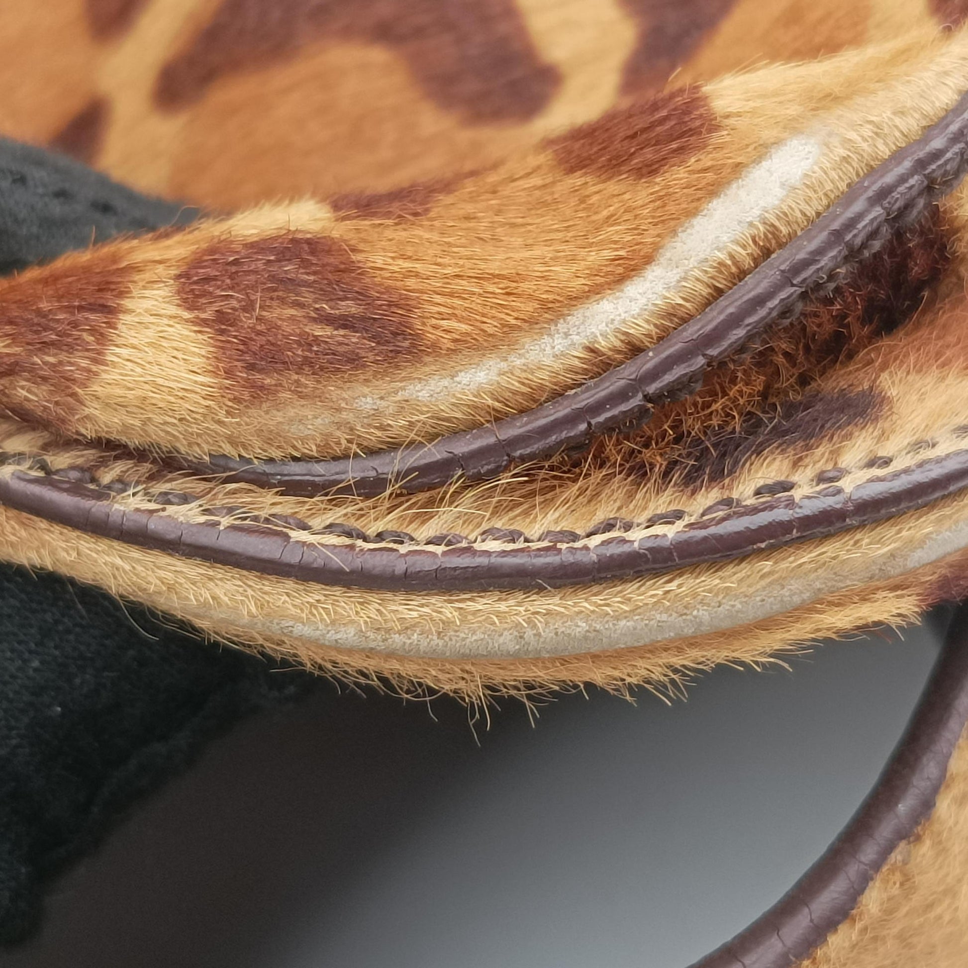 Leopard Print Brown×Multicolour ponyhair 31 24レオパード柄 ブラウン×マルチカラー ハラコ 31 24