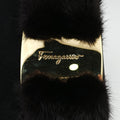 Vara Black Suede × Mink Fur FZ-21 H 309ヴァラ ブラック スエード × ミンクファー FZ-21 H 309