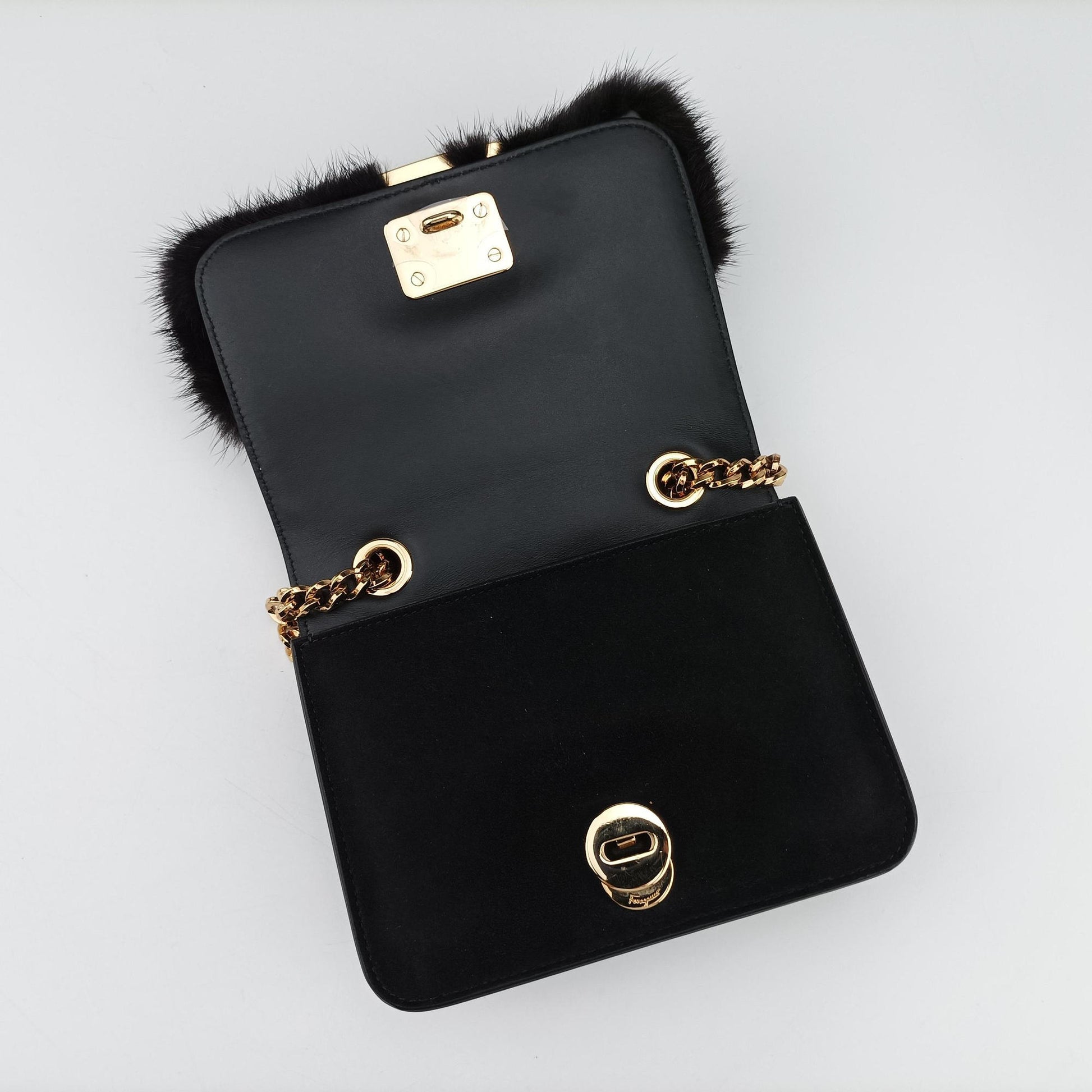 Vara Black Suede × Mink Fur FZ-21 H 309ヴァラ ブラック スエード × ミンクファー FZ-21 H 309