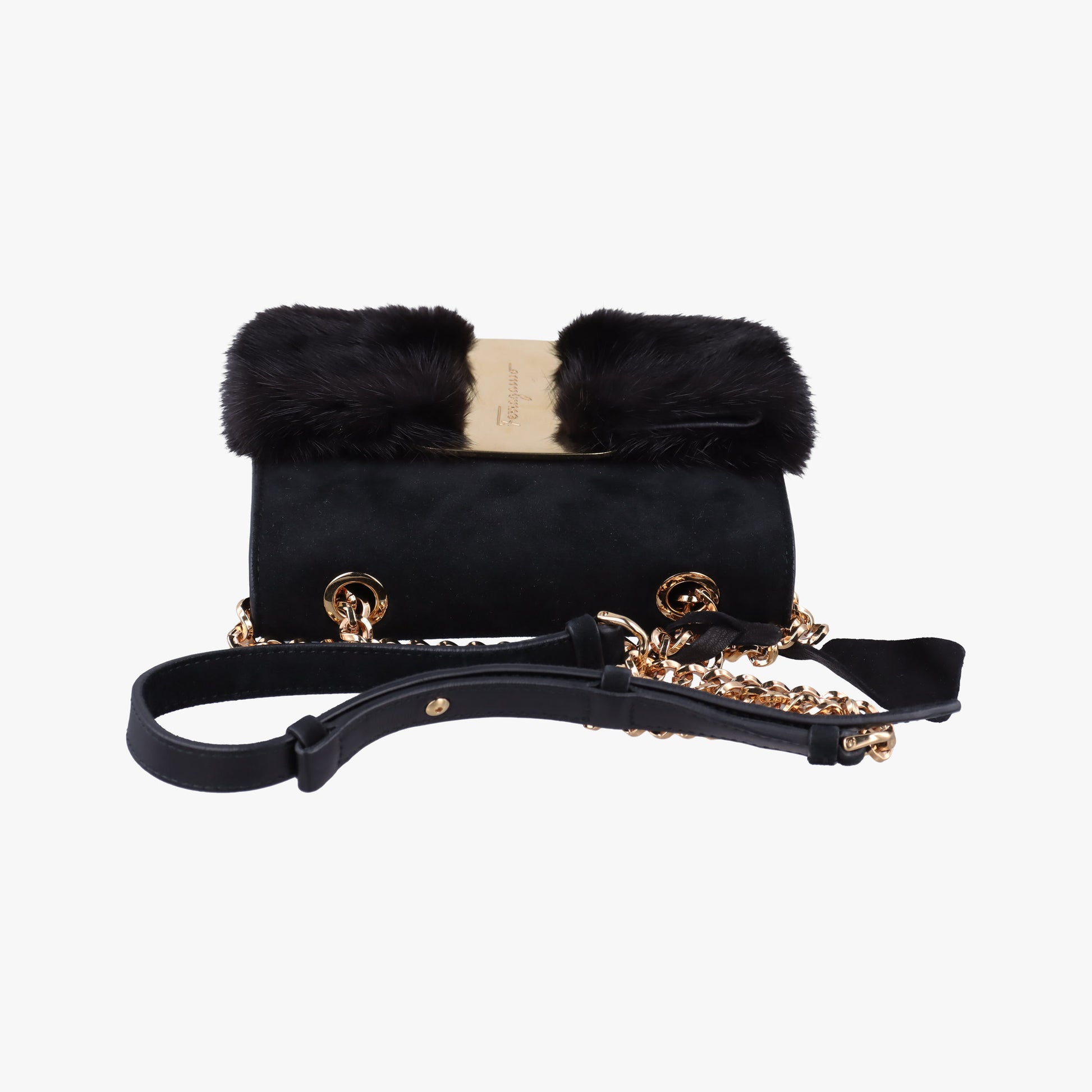Vara Black Suede × Mink Fur FZ-21 H 309ヴァラ ブラック スエード × ミンクファー FZ-21 H 309