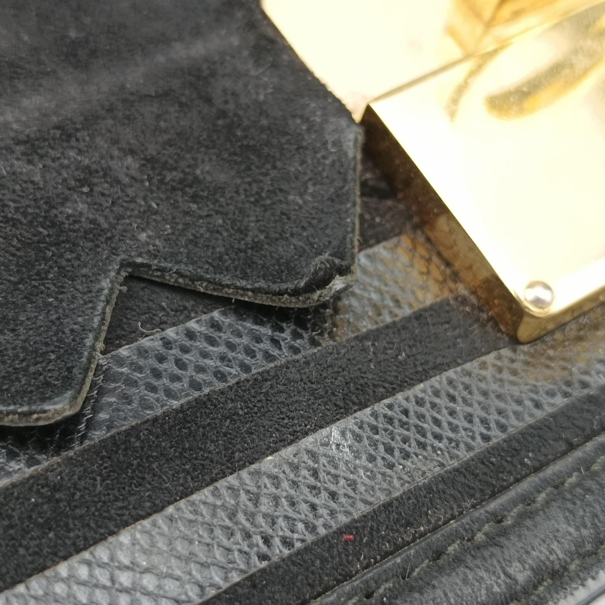 Gancini Black Leather×Suede FZ-21 G 139ガンチーニ ブラック レザー×スエード FZ-21 G 139
