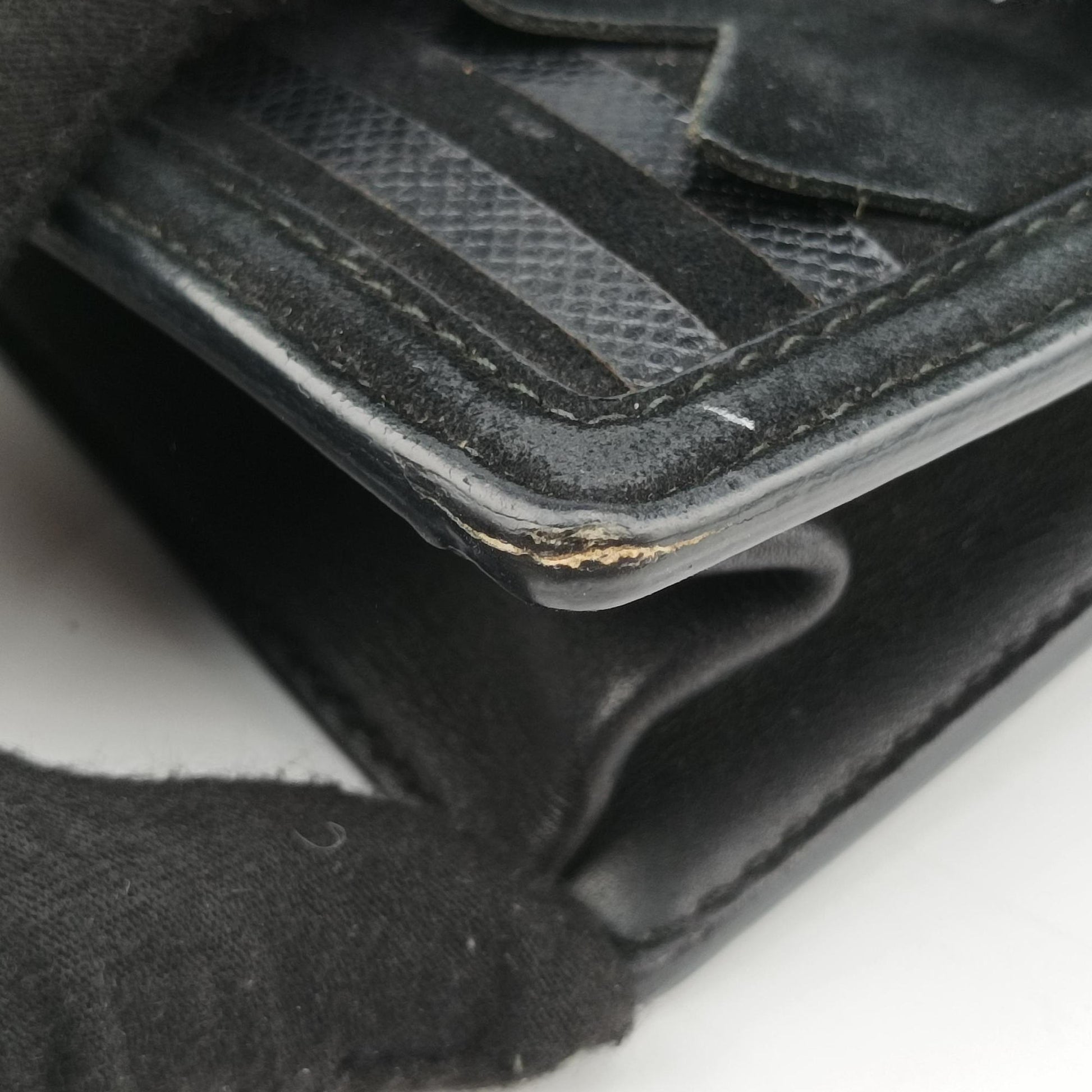Gancini Black Leather×Suede FZ-21 G 139ガンチーニ ブラック レザー×スエード FZ-21 G 139