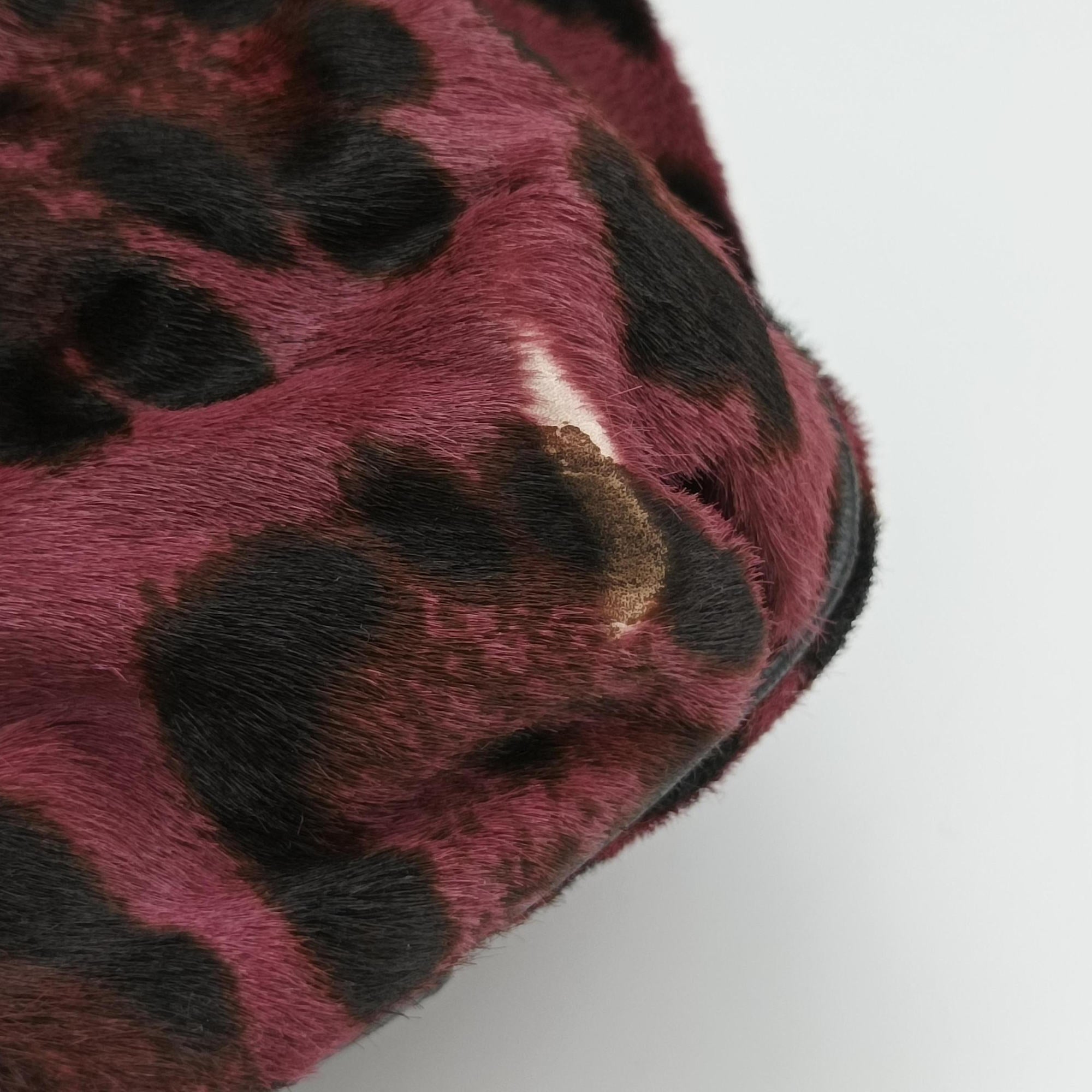 Leopard Print  Purple × Multicolour ponyhair ヒョウ柄 パープル × マルチカラー ハラコ 