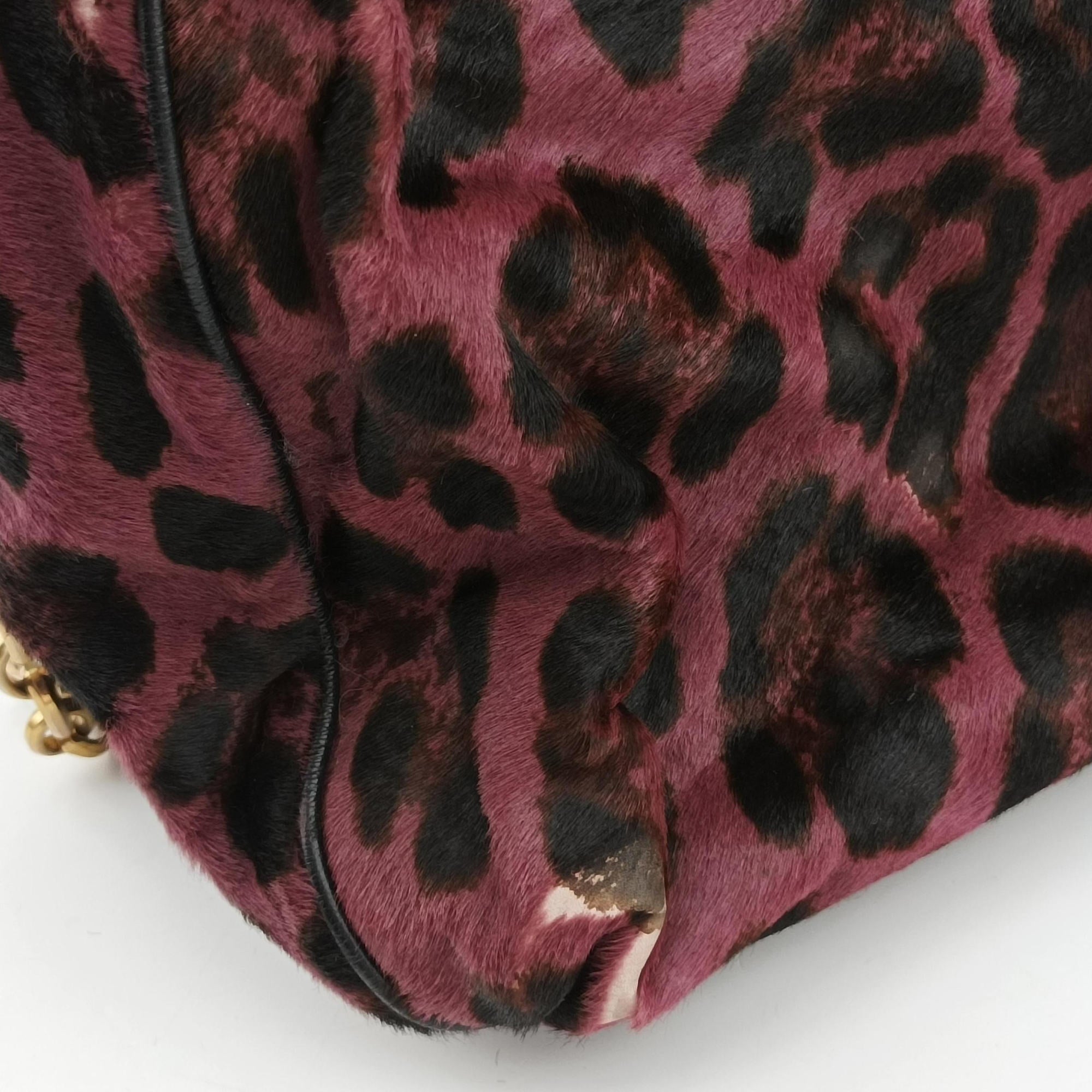 Leopard Print  Purple × Multicolour ponyhair ヒョウ柄 パープル × マルチカラー ハラコ 
