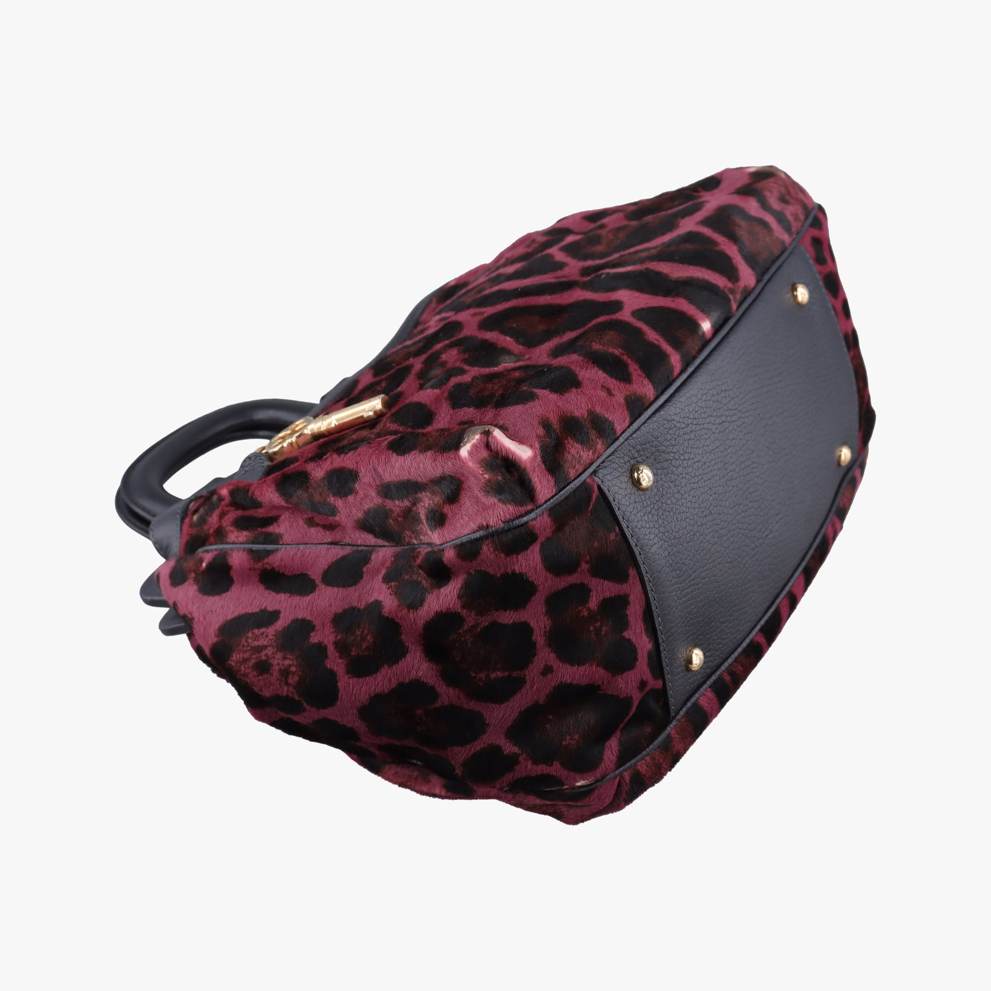 Leopard Print  Purple × Multicolour ponyhair ヒョウ柄 パープル × マルチカラー ハラコ 