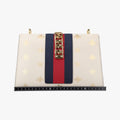 Sylvie Ivory×Navy×Red Leather 524405 D028932196シルヴィ アイボリー×ネイビー×レッド レザー 524405 D028932196