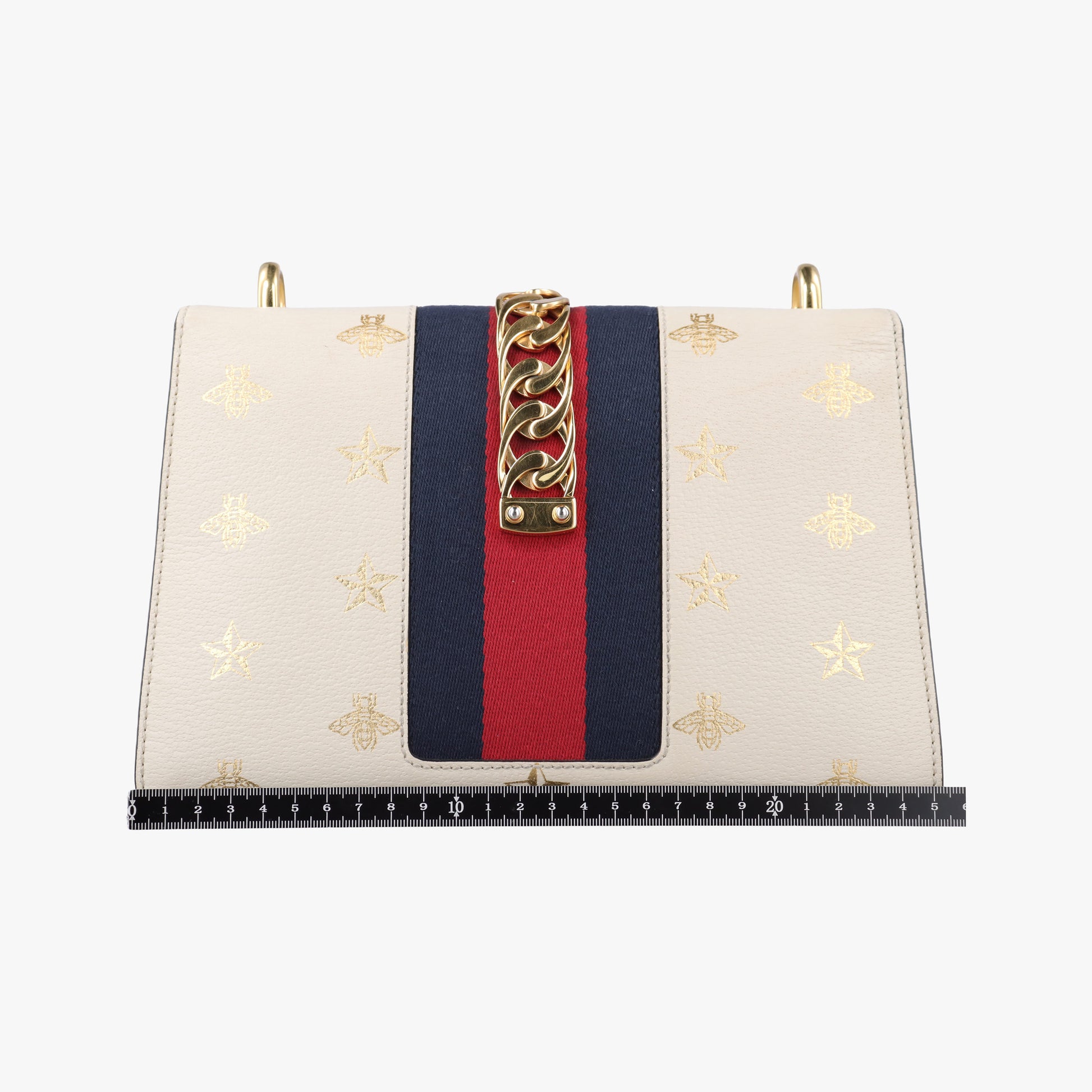 Sylvie Ivory×Navy×Red Leather 524405 D028932196シルヴィ アイボリー×ネイビー×レッド レザー 524405 D028932196