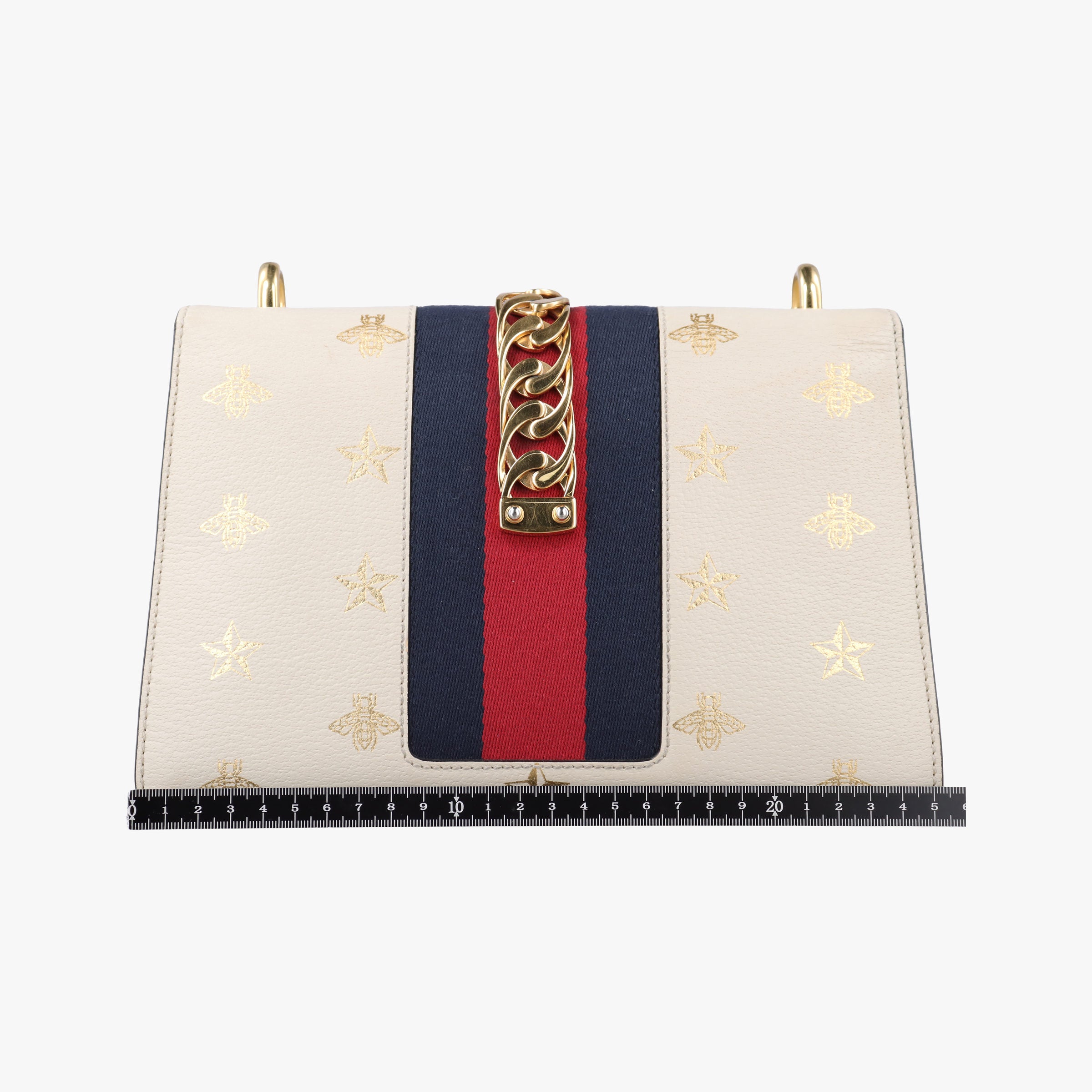 Sylvie Ivory×Navy×Red Leather 524405 D028932196シルヴィ アイボリー×ネイビー×レッド レザー 524405 D028932196
