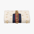 Sylvie Ivory×Navy×Red Leather 524405 D028932196シルヴィ アイボリー×ネイビー×レッド レザー 524405 D028932196