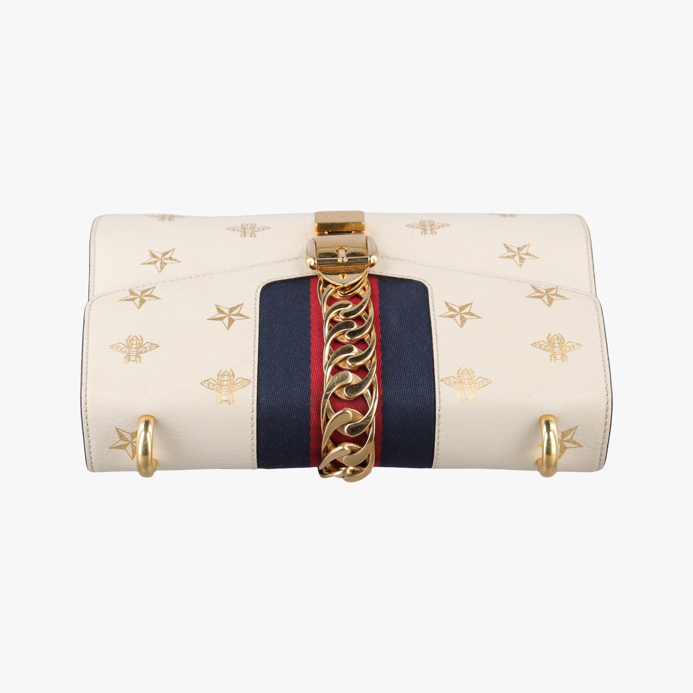 Sylvie Ivory×Navy×Red Leather 524405 D028932196シルヴィ アイボリー×ネイビー×レッド レザー 524405 D028932196