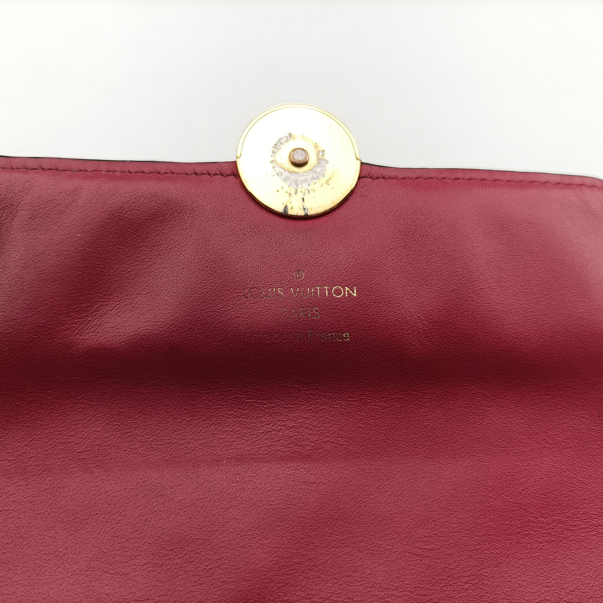 Portefeuille FLORE Chain brown×FUCHSIA Monogram Canvas×calf leather M69578 SP0189ポルトフォイユ フロール チェーン モノグラム/ブラウン×フューシャ モノグラムキャンバス×カーフレザー M69578 SP0189