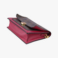 Portefeuille FLORE Chain brown×FUCHSIA Monogram Canvas×calf leather M69578 SP0189ポルトフォイユ フロール チェーン モノグラム/ブラウン×フューシャ モノグラムキャンバス×カーフレザー M69578 SP0189