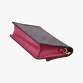 Portefeuille FLORE Chain brown×FUCHSIA Monogram Canvas×calf leather M69578 SP0189ポルトフォイユ フロール チェーン モノグラム/ブラウン×フューシャ モノグラムキャンバス×カーフレザー M69578 SP0189