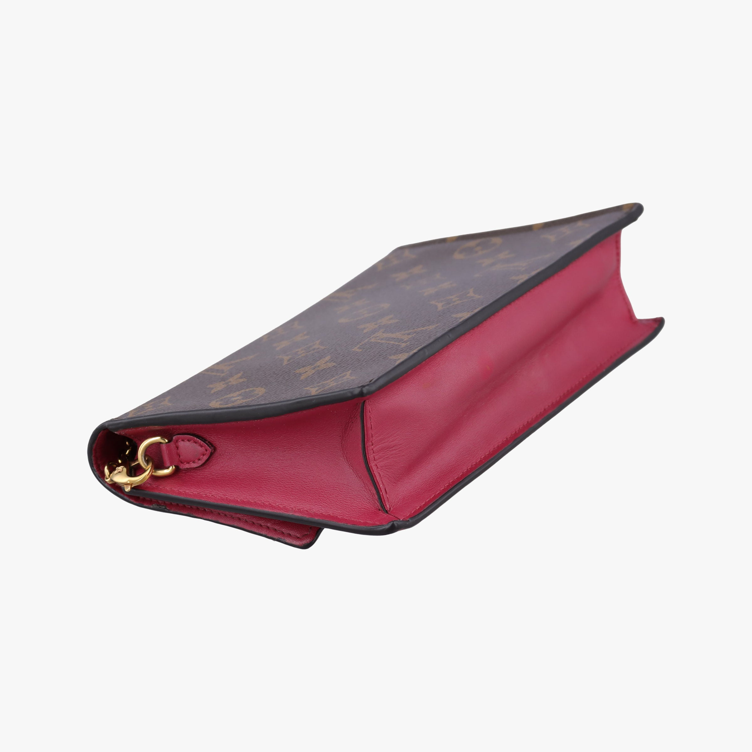 Portefeuille FLORE Chain brown×FUCHSIA Monogram Canvas×calf leather M69578 SP0189ポルトフォイユ フロール チェーン モノグラム/ブラウン×フューシャ モノグラムキャンバス×カーフレザー M69578 SP0189
