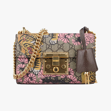 Padlock Brown PVC coated canvas 409487 C021107660パドロック ブラウン PVCコーティングキャンバス 409487 C021107660