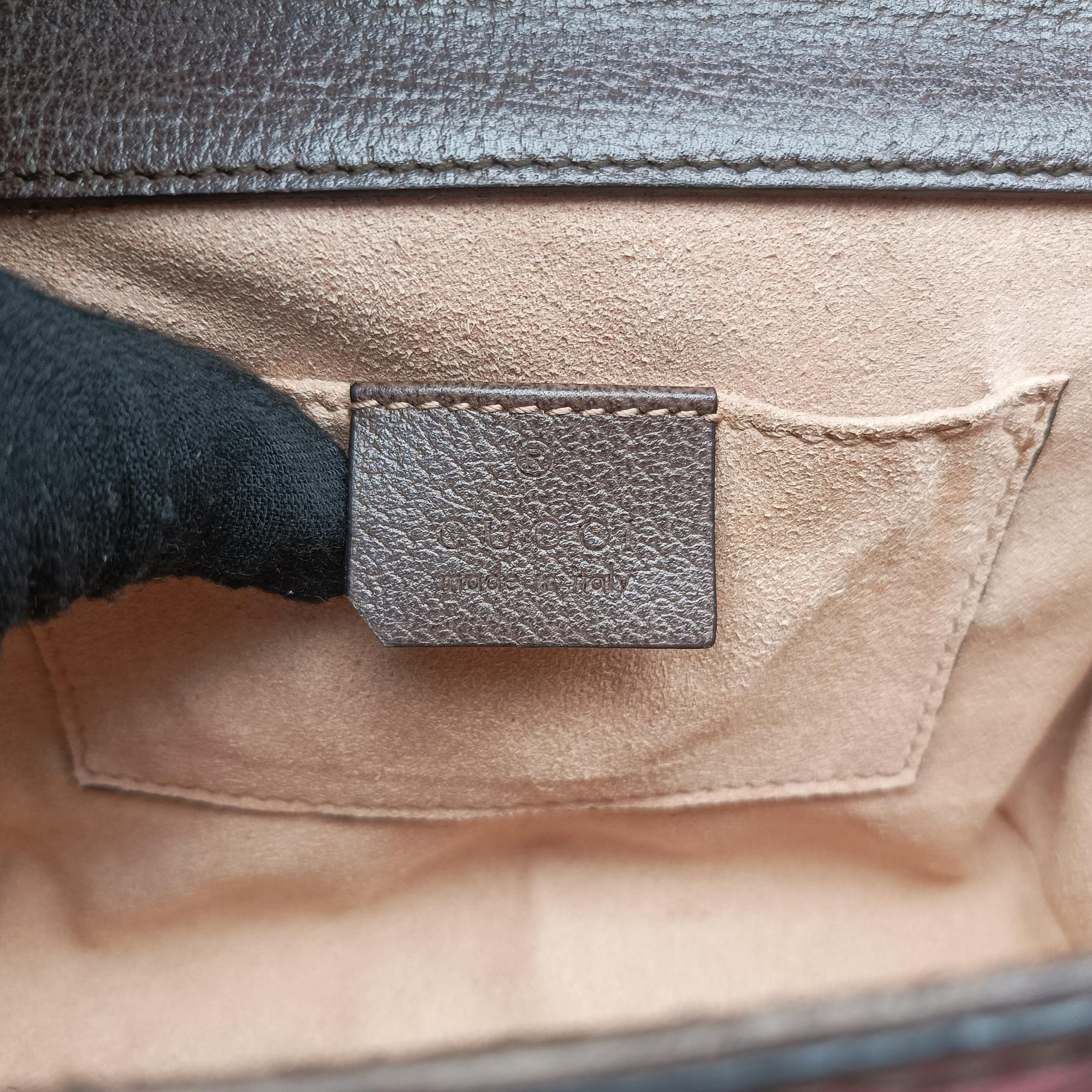 Padlock Brown PVC coated canvas 409487 C021107660パドロック ブラウン PVCコーティングキャンバス 409487 C021107660